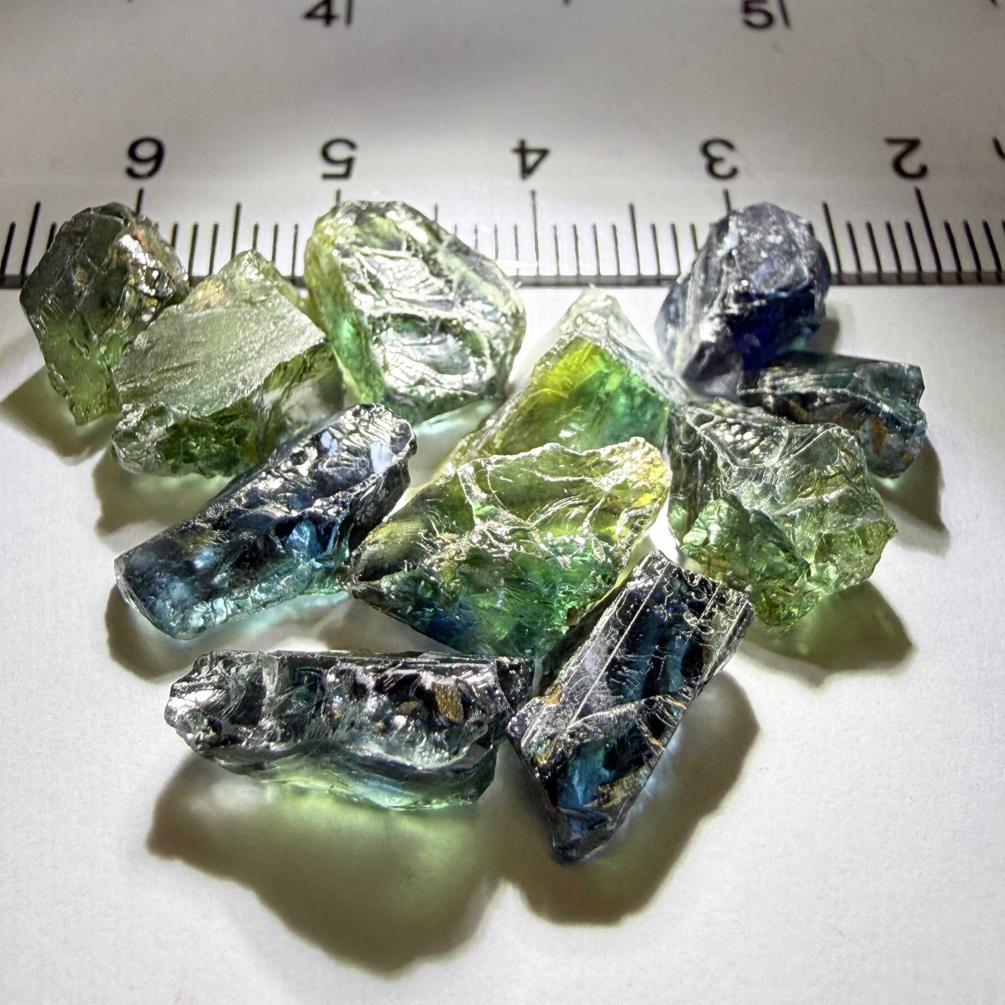 Kenyan Sapphire, 43.53ct, Garbatulla, Kenya, Untreated Unheated, stones are on the dark side, see backlit pics too, clarity is between slightly included to vvs, 2.09ct-5.22ct, 3.95ct average