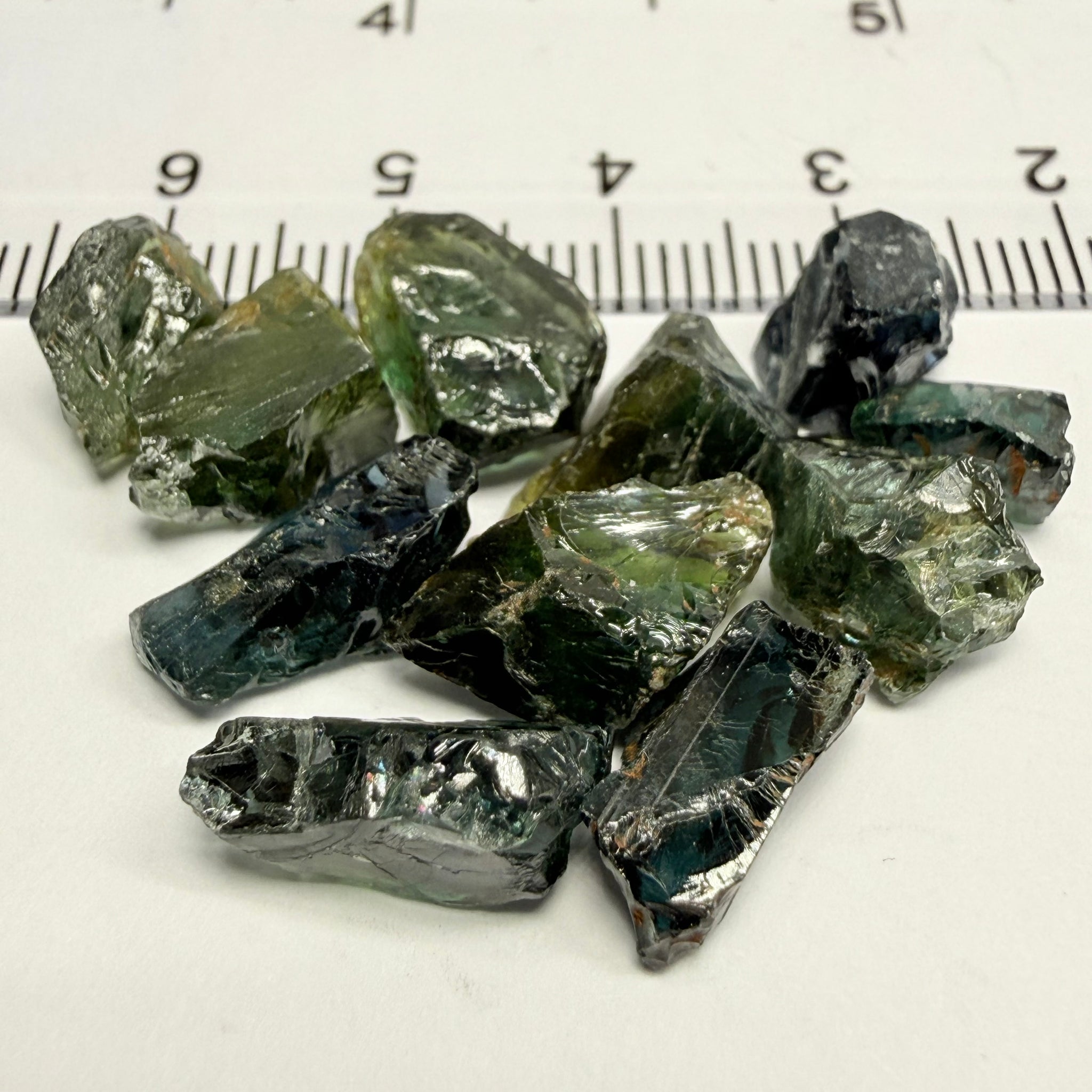 Kenyan Sapphire, 43.53ct, Garbatulla, Kenya, Untreated Unheated, stones are on the dark side, see backlit pics too, clarity is between slightly included to vvs, 2.09ct-5.22ct, 3.95ct average