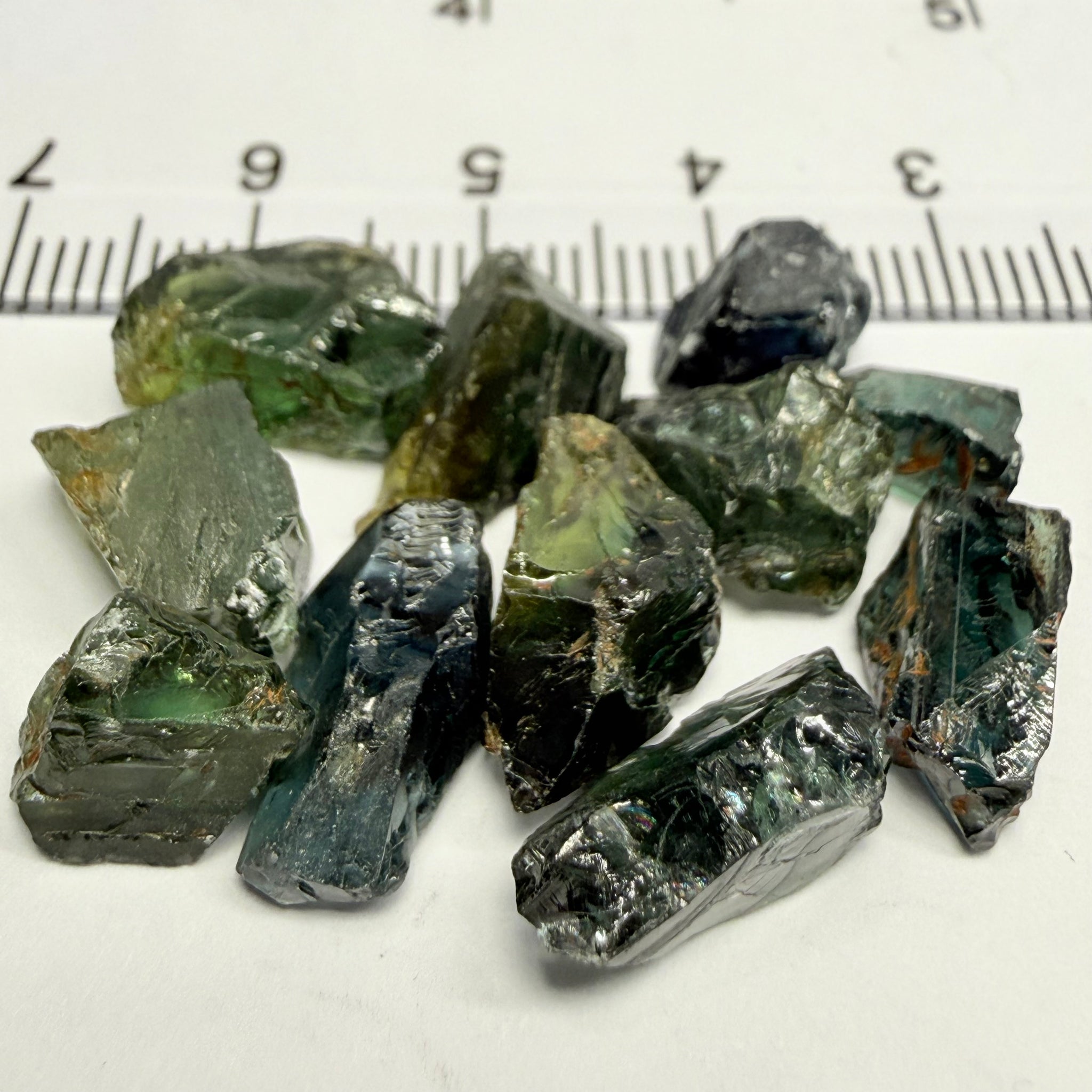 Kenyan Sapphire, 43.53ct, Garbatulla, Kenya, Untreated Unheated, stones are on the dark side, see backlit pics too, clarity is between slightly included to vvs, 2.09ct-5.22ct, 3.95ct average