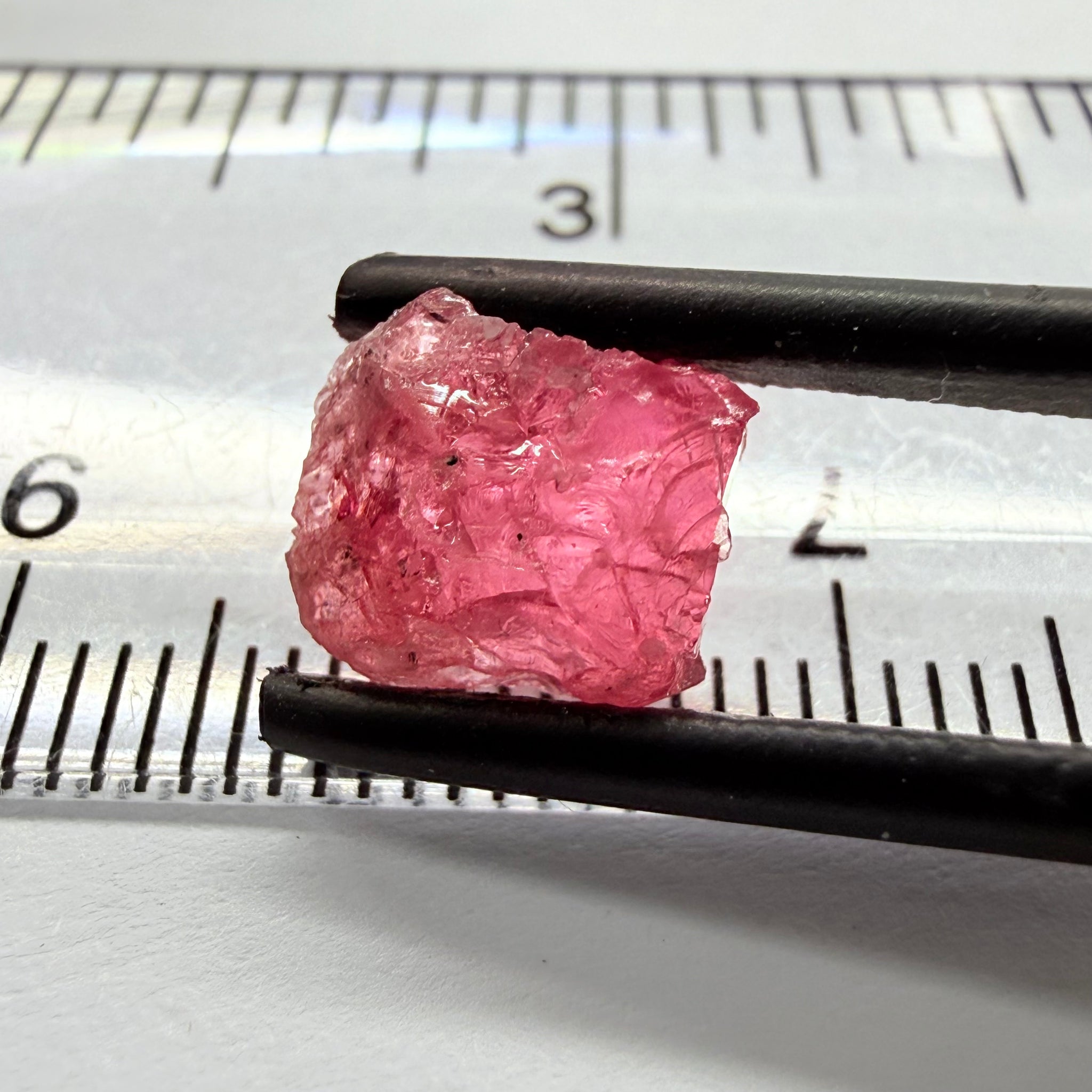 Mahenge Spinel, 3.55ct, Mahenge, Tanzania, Untreated Unheated, too flat to facet but great to set in jewellery as is