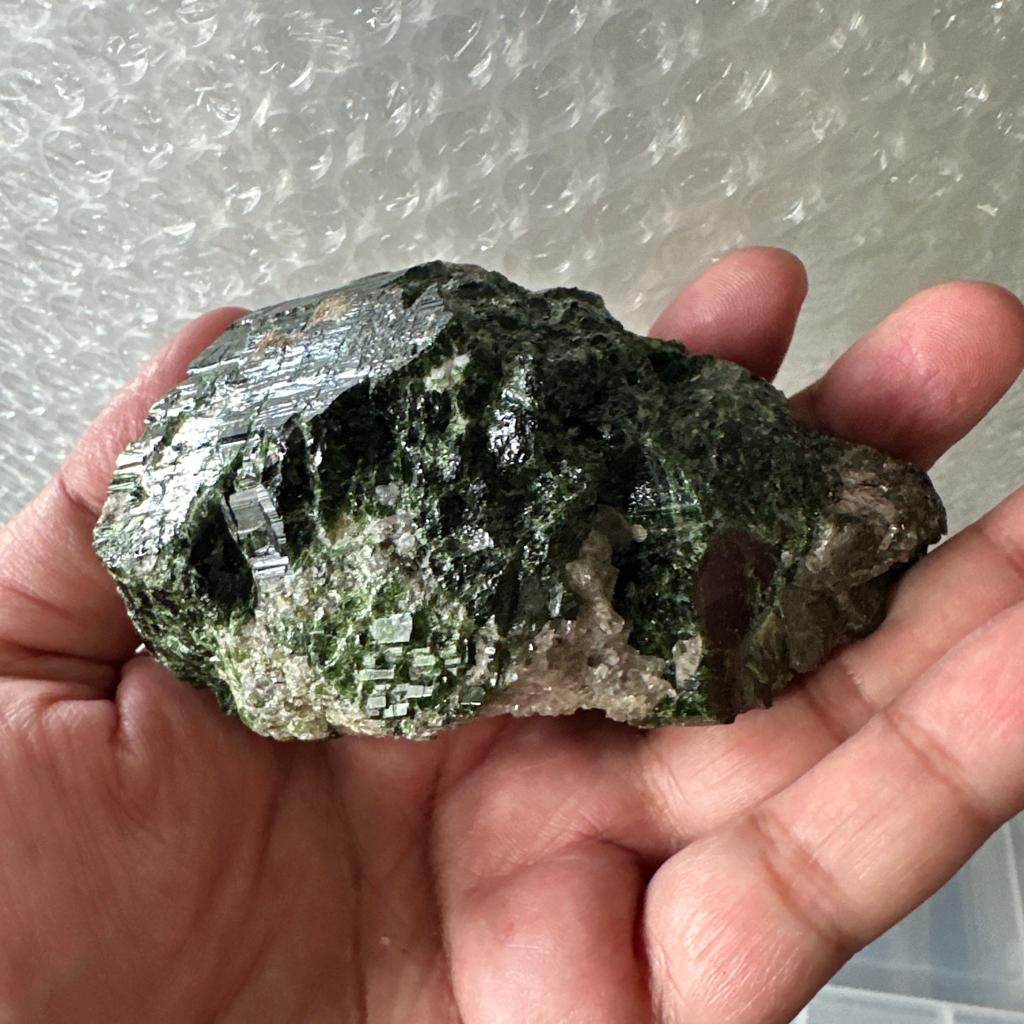 Tourmaline Crystal Cluster on Matrix, 340.80gm, Tanzania.