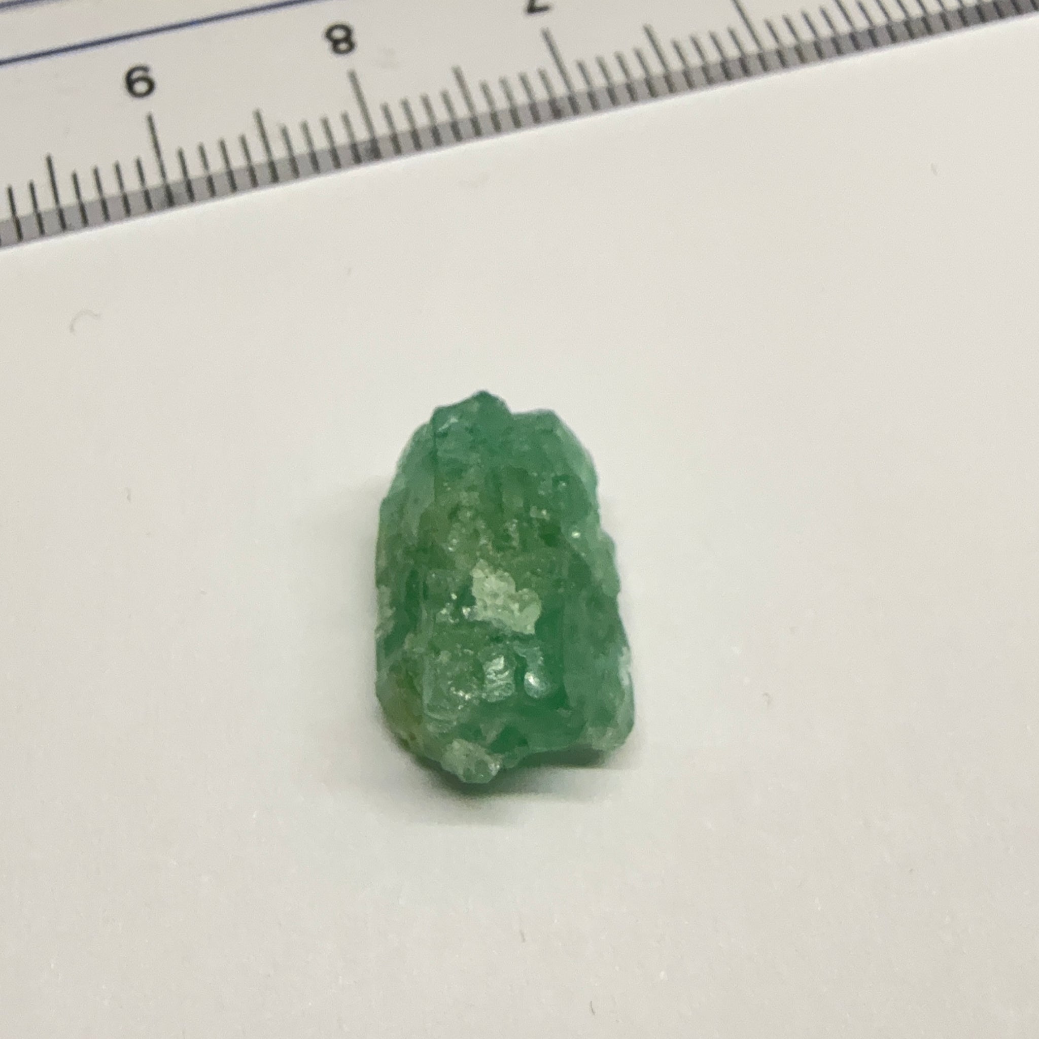 Emerald Crystal, 7.35ct, Tanzania, Untreated Unheated, specimen grade