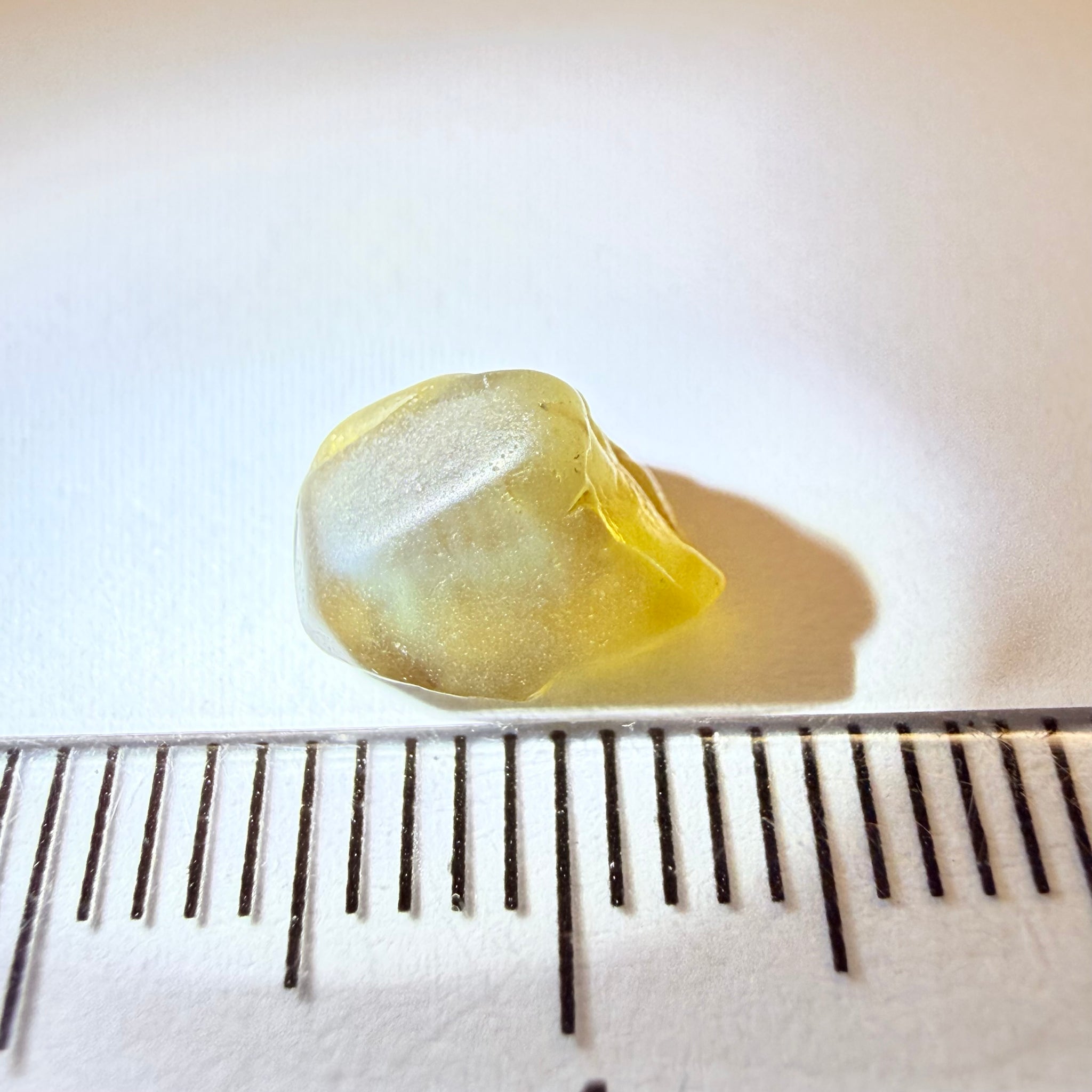 Colour Changing Chrysoberyl, 3.13ct, Tunduru, Tanzania, Untreated Unheated, the colour change is very slight, there is some surface gunk that needs to be removed on one side, rest has very fine silk