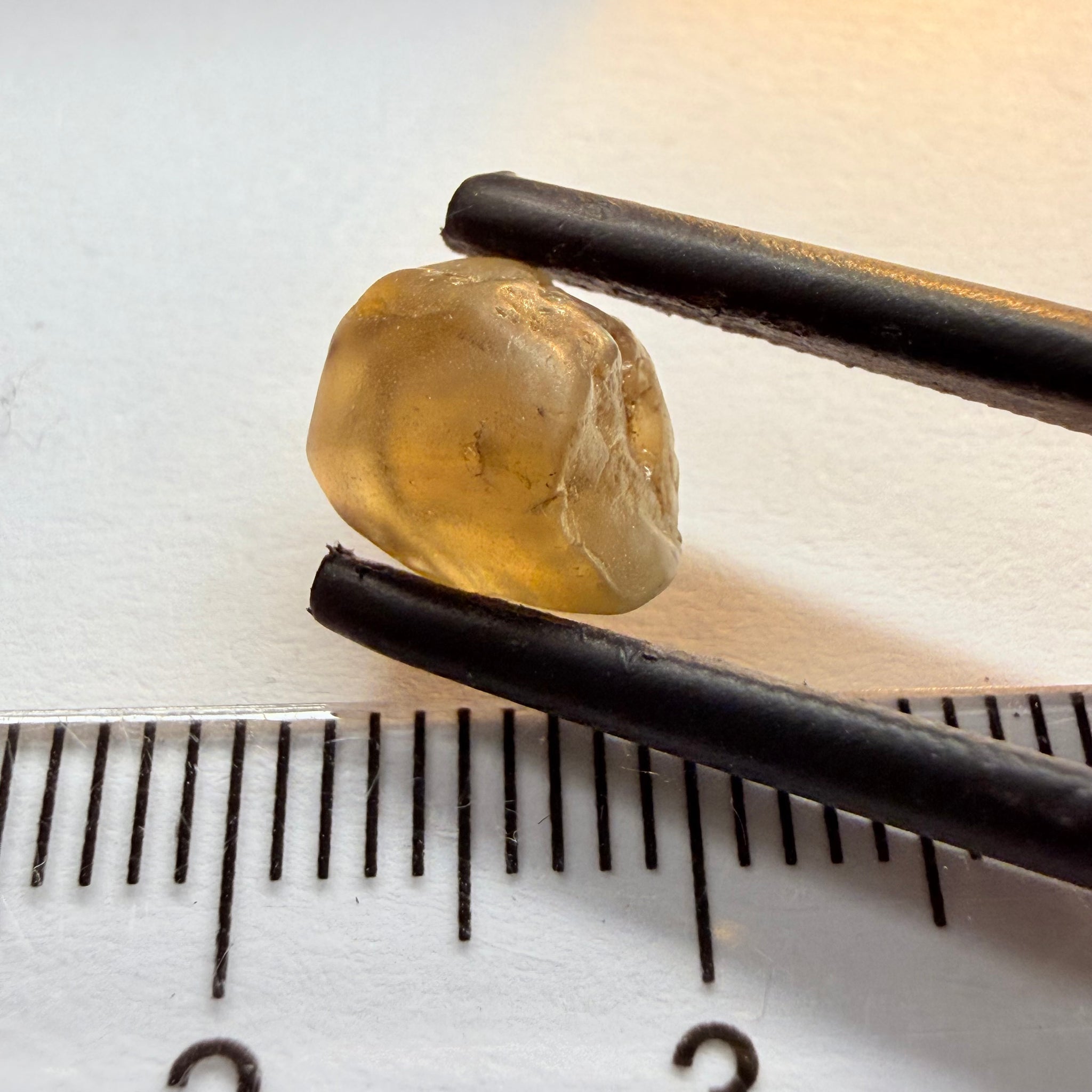 Colour Changing Chrysoberyl, 3.13ct, Tunduru, Tanzania, Untreated Unheated, the colour change is very slight, there is some surface gunk that needs to be removed on one side, rest has very fine silk