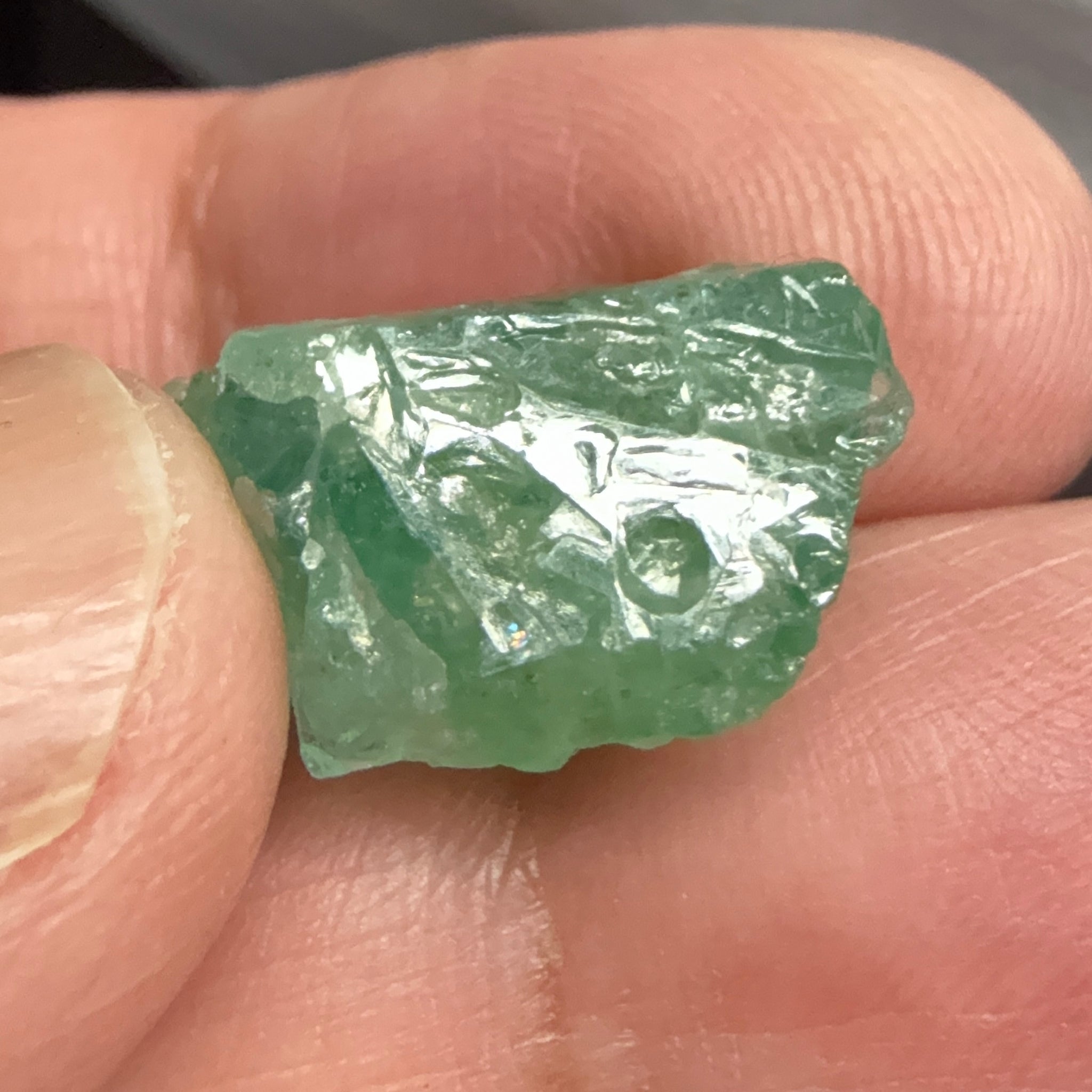 Emerald Crystal, 10.71ct, Tanzania, Untreated Unheated, specimen grade
