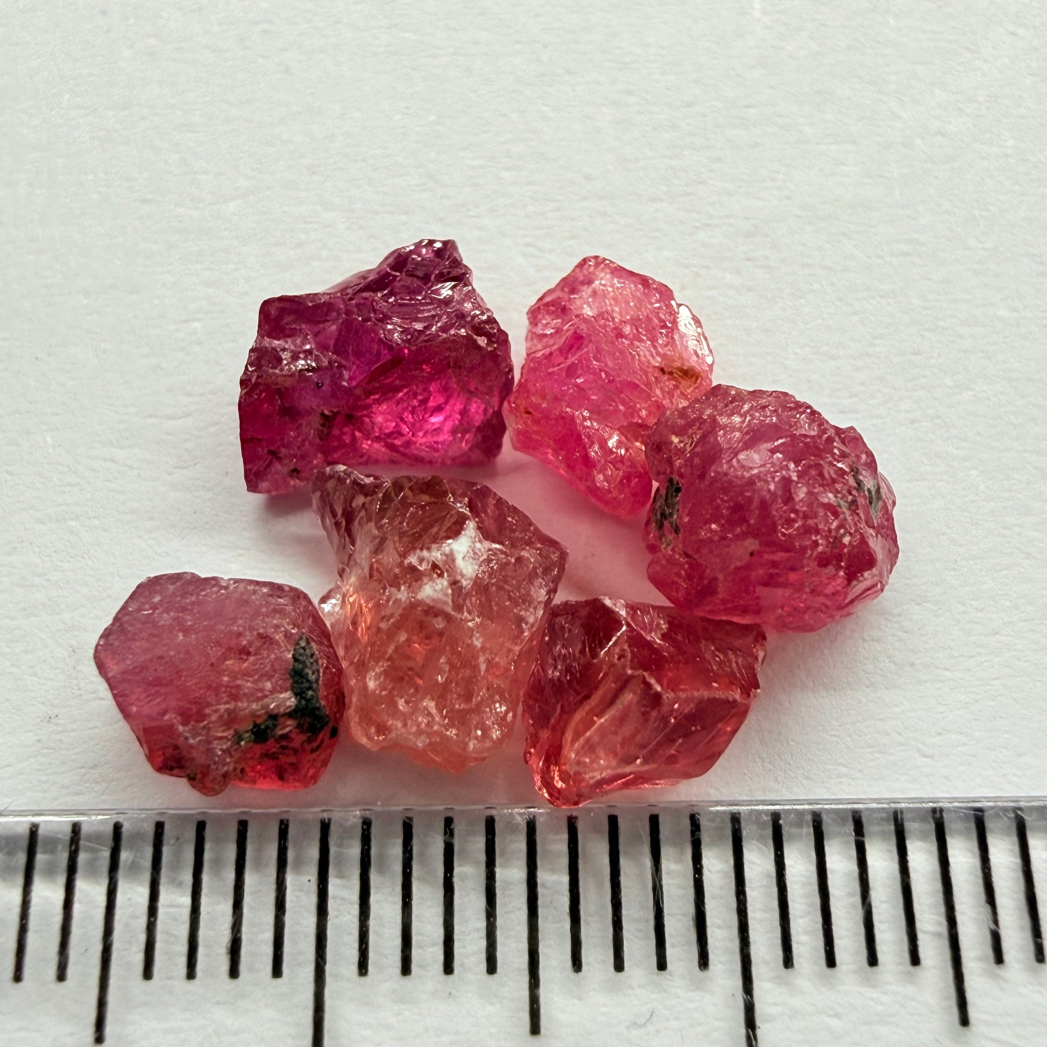 Winza Sapphire Lot, 9.87ct, Winza, Tanzania, Untreated Unheated. Moderately to slightly included, 1.30ct-1.98ct