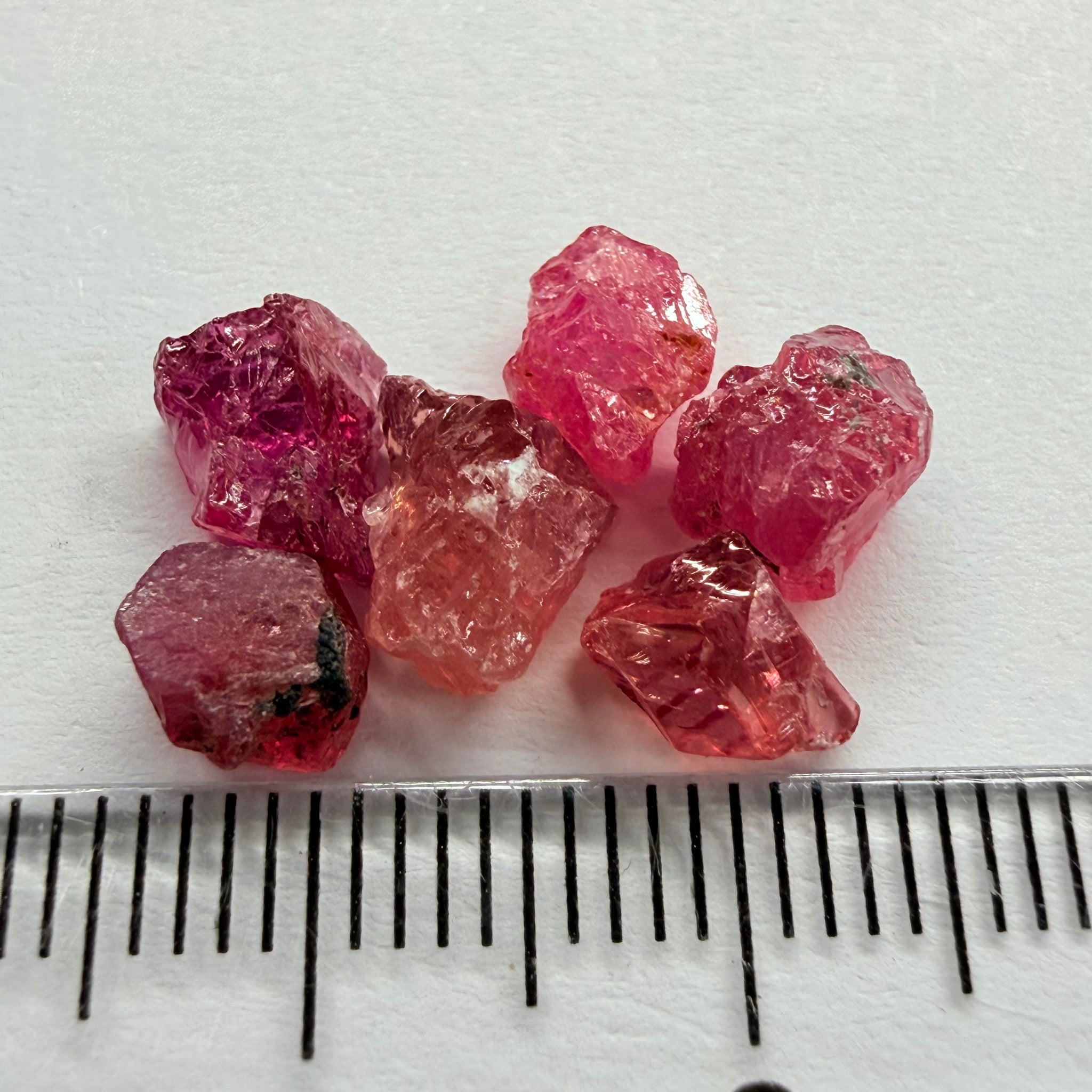 Winza Sapphire Lot, 9.87ct, Winza, Tanzania, Untreated Unheated. Moderately to slightly included, 1.30ct-1.98ct