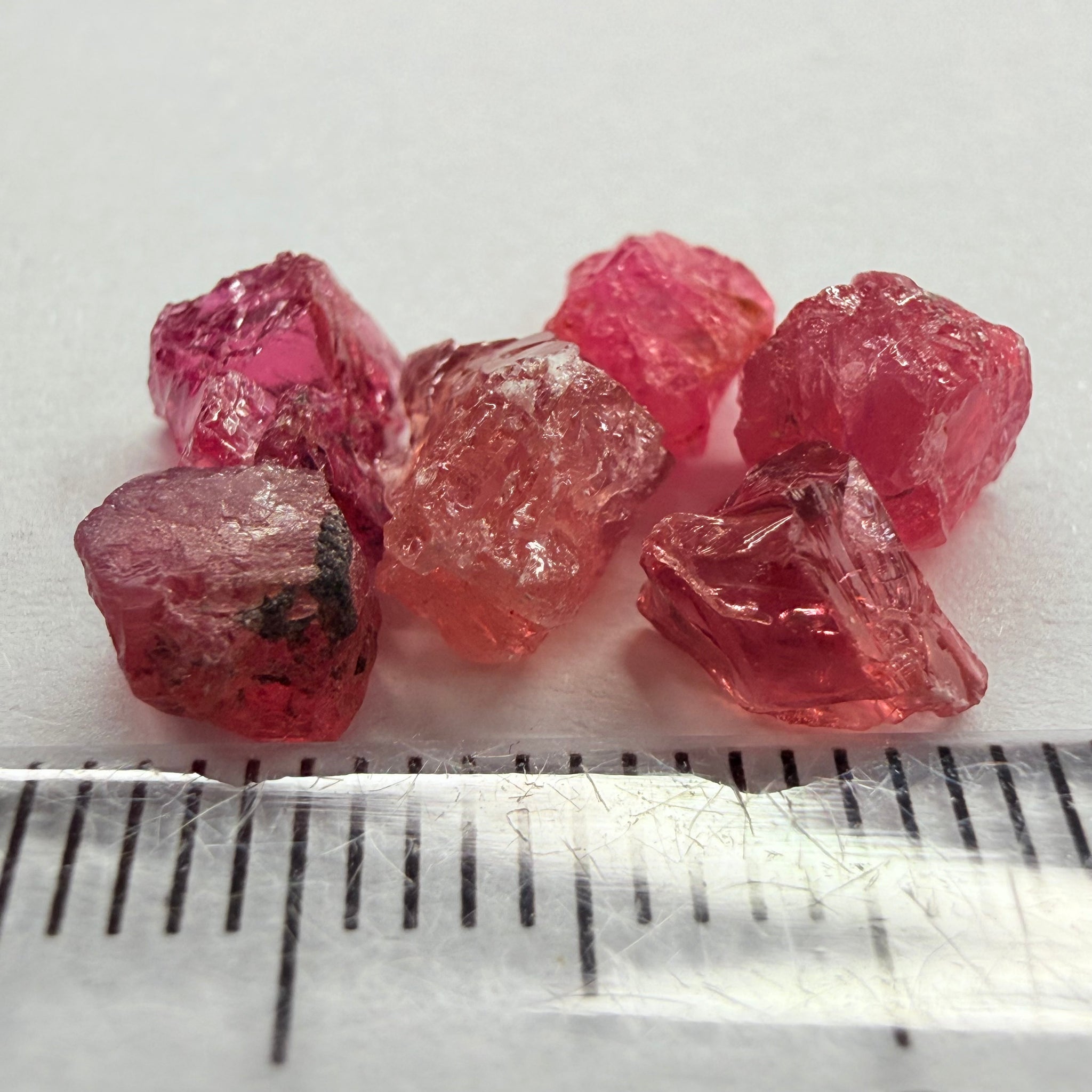 Winza Sapphire Lot, 9.87ct, Winza, Tanzania, Untreated Unheated. Moderately to slightly included, 1.30ct-1.98ct