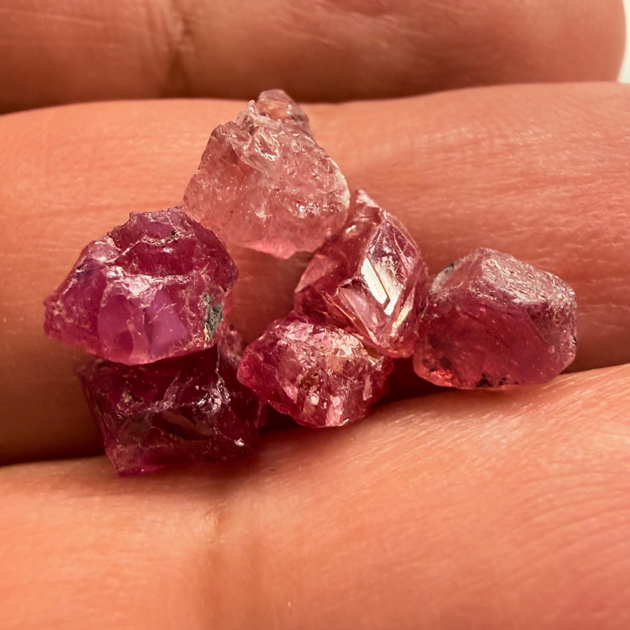 Winza Sapphire Lot, 9.87ct, Winza, Tanzania, Untreated Unheated. Moderately to slightly included, 1.30ct-1.98ct
