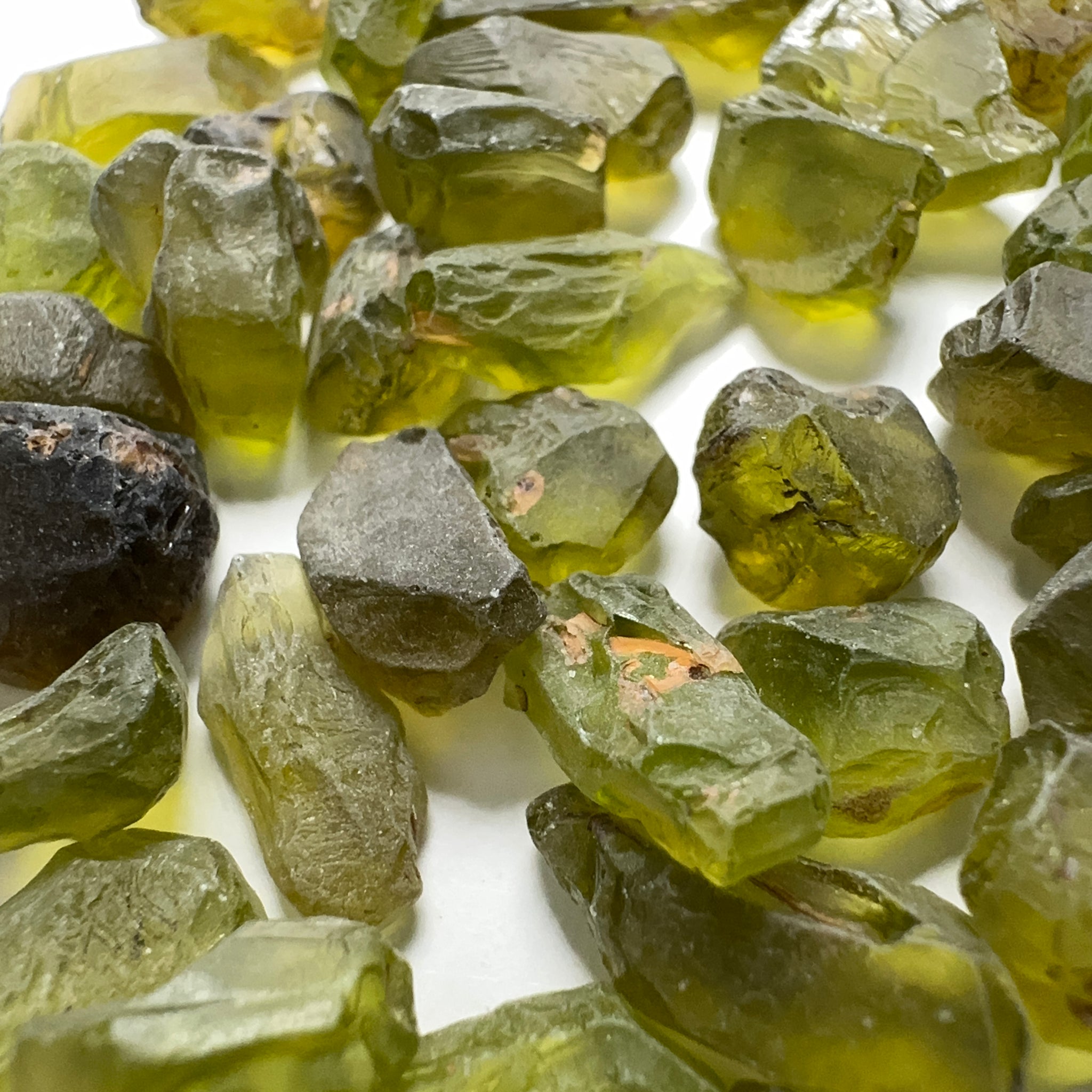 Tanzanian Peridot Lot, 110.23ct, 1.41ct - 4.35ct, VVS-IF, Untreated Unheated