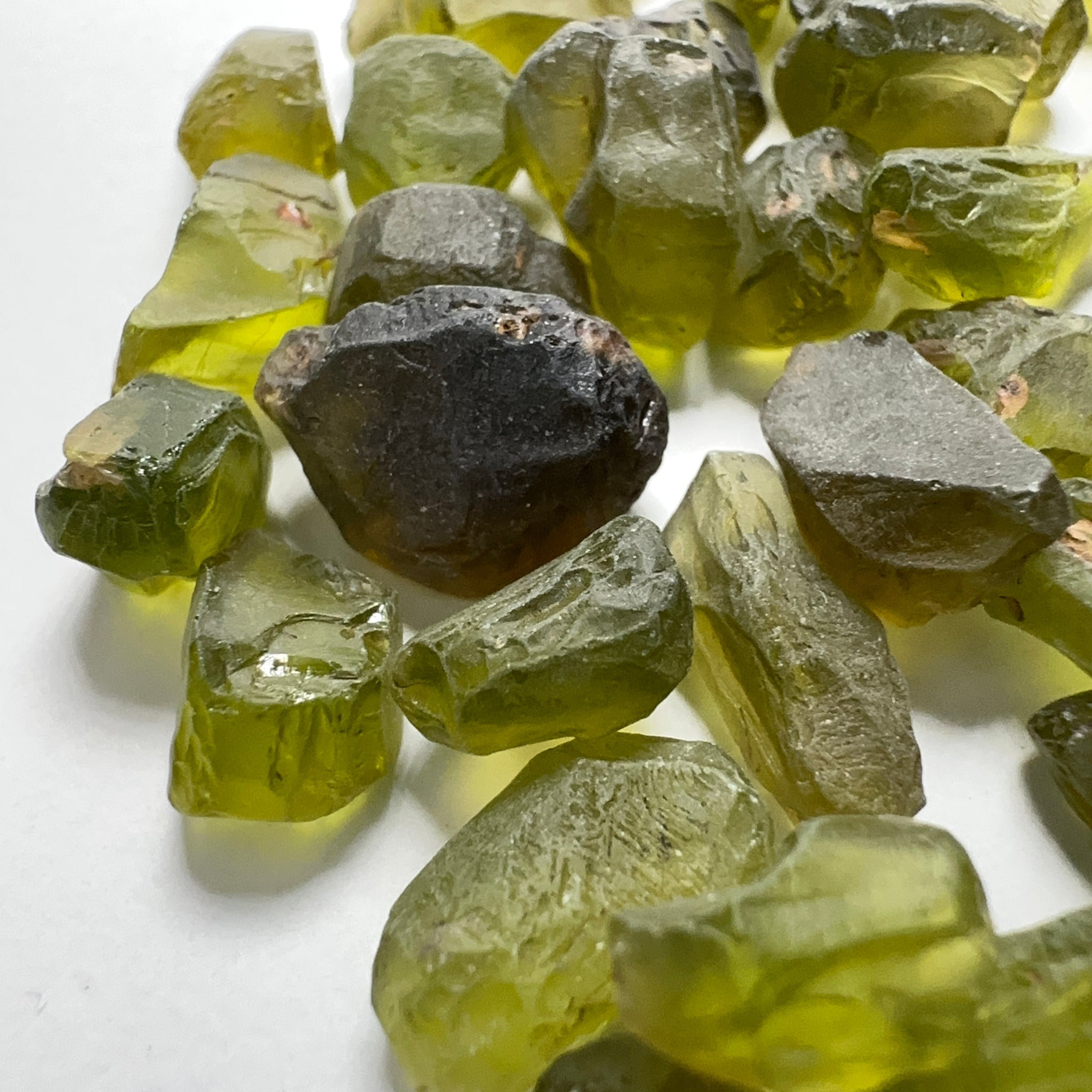 Tanzanian Peridot Lot, 110.23ct, 1.41ct - 4.35ct, VVS-IF, Untreated Unheated