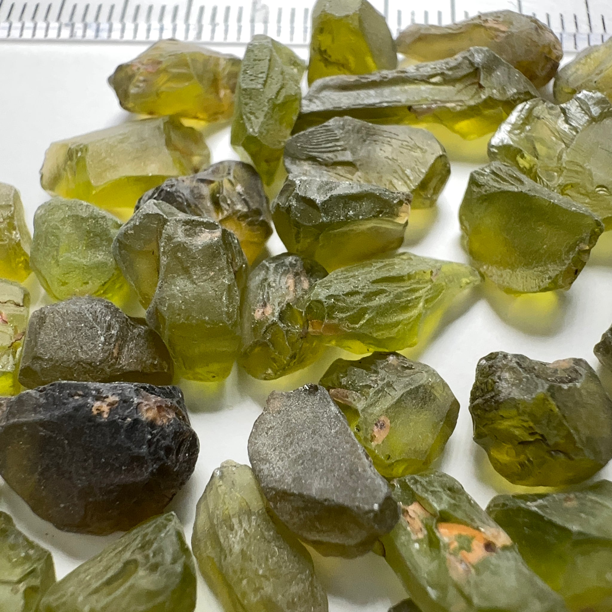 Tanzanian Peridot Lot, 110.23ct, 1.41ct - 4.35ct, VVS-IF, Untreated Unheated