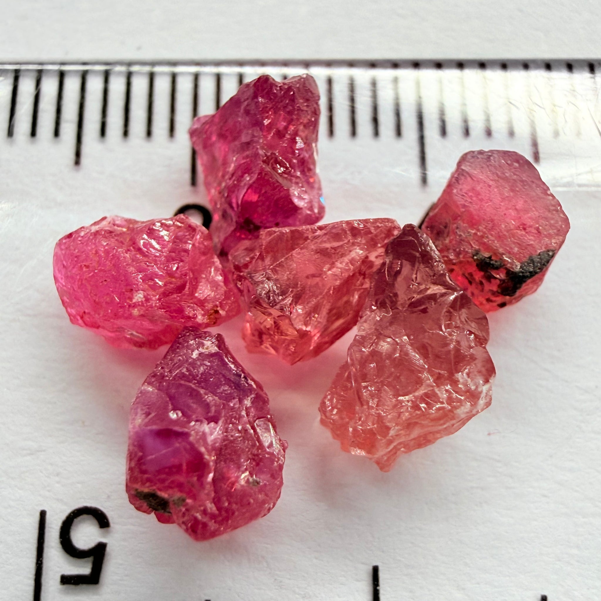 Winza Sapphire Lot, 9.87ct, Winza, Tanzania, Untreated Unheated. Moderately to slightly included, 1.30ct-1.98ct