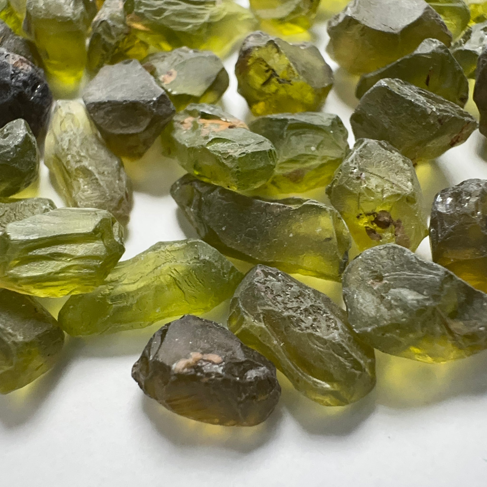 Tanzanian Peridot Lot, 110.23ct, 1.41ct - 4.35ct, VVS-IF, Untreated Unheated