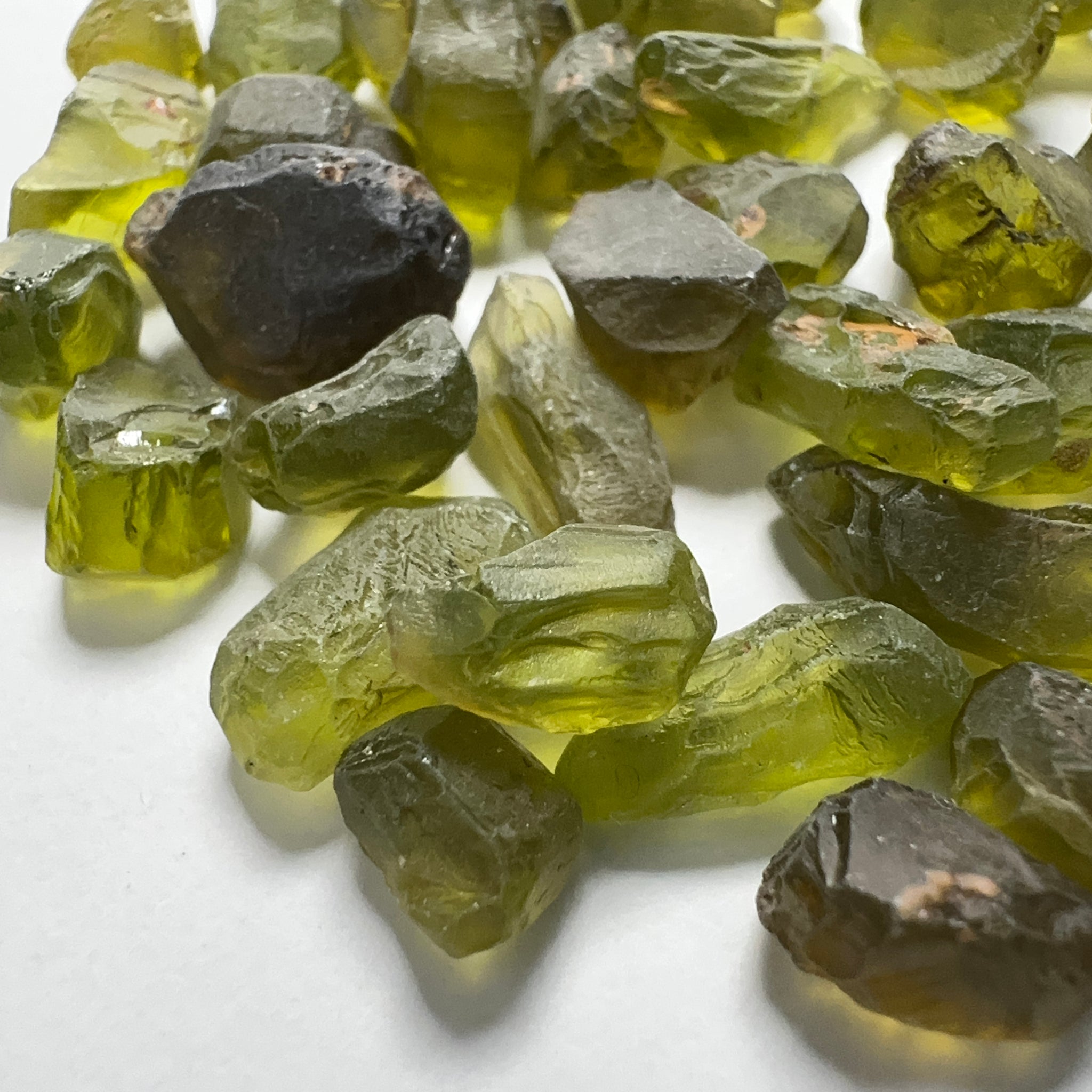 Tanzanian Peridot Lot, 110.23ct, 1.41ct - 4.35ct, VVS-IF, Untreated Unheated