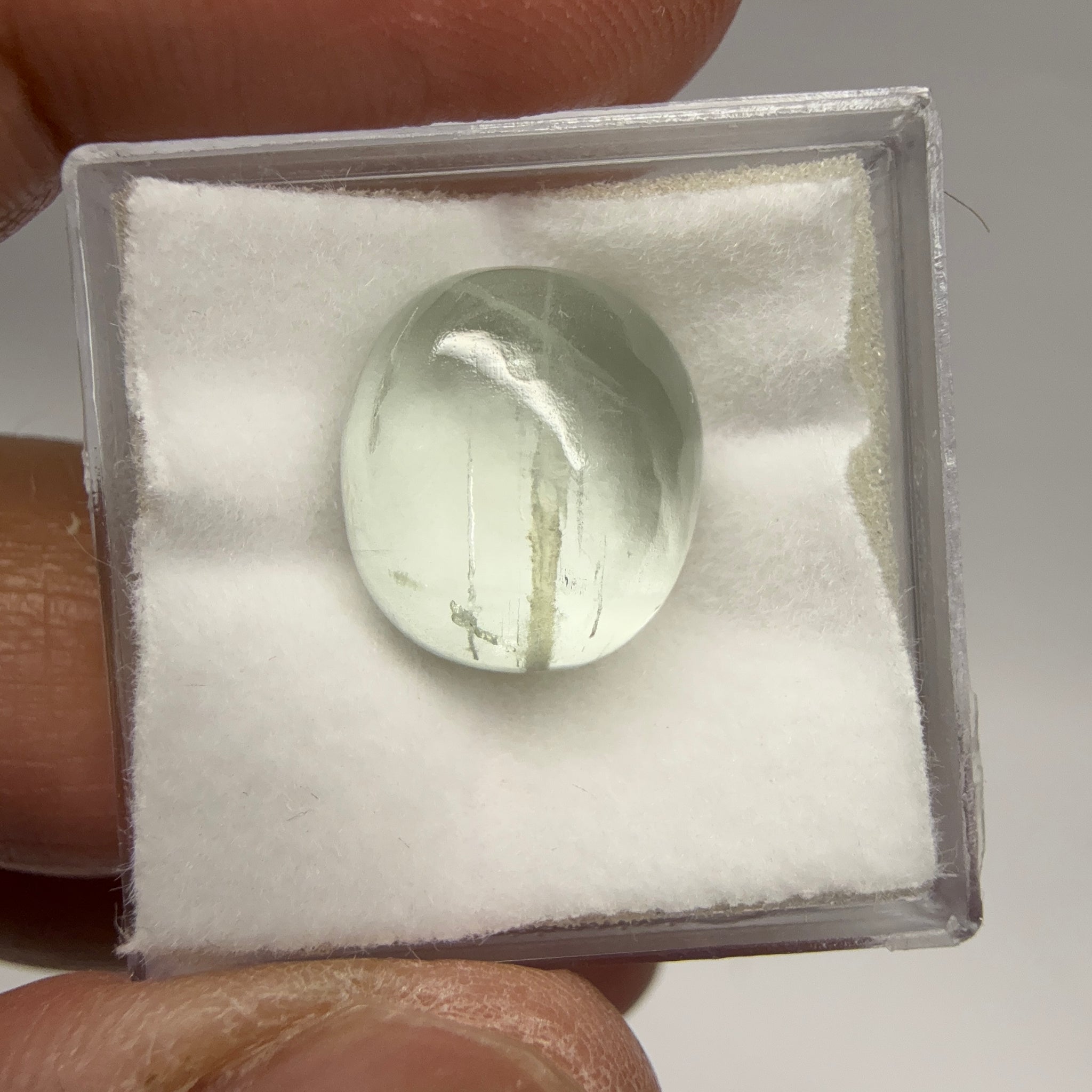 Aquamarine Cabochon, 10.40ct, Zambia, Unheated Untreated
