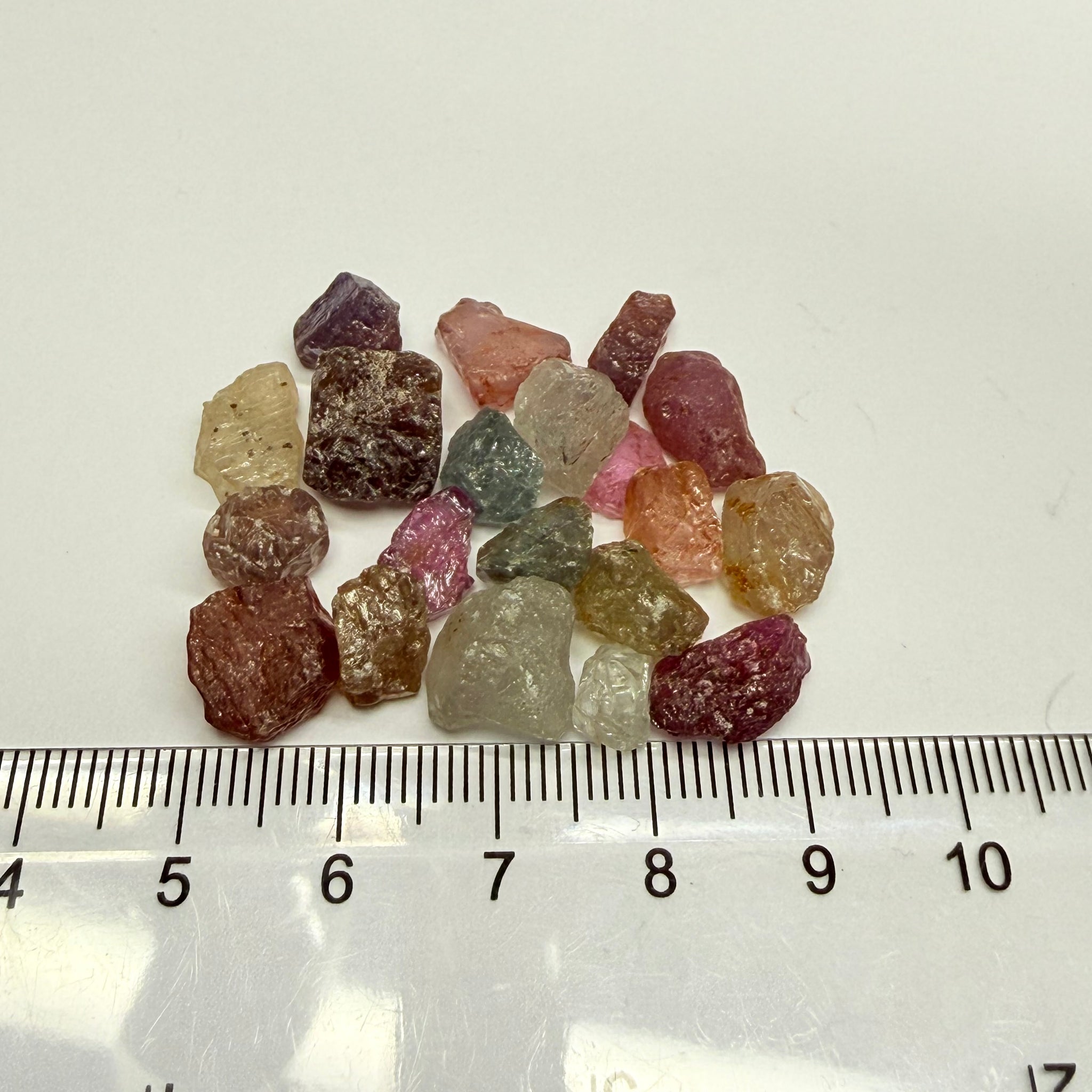 Umba Sapphire Lot, 88.65ct, Umba, Tanzania, Untreated Unheated, facet with heavy inclusions or cab, 1.51ct-11.72ct