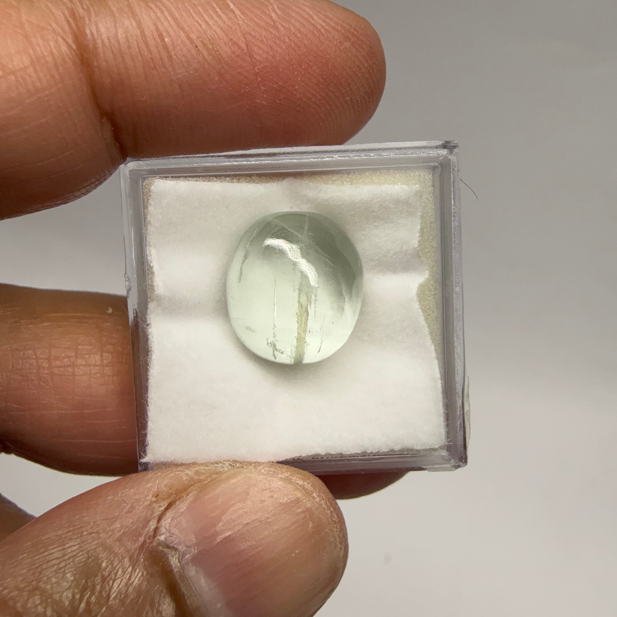 Aquamarine Cabochon, 10.40ct, Zambia, Unheated Untreated