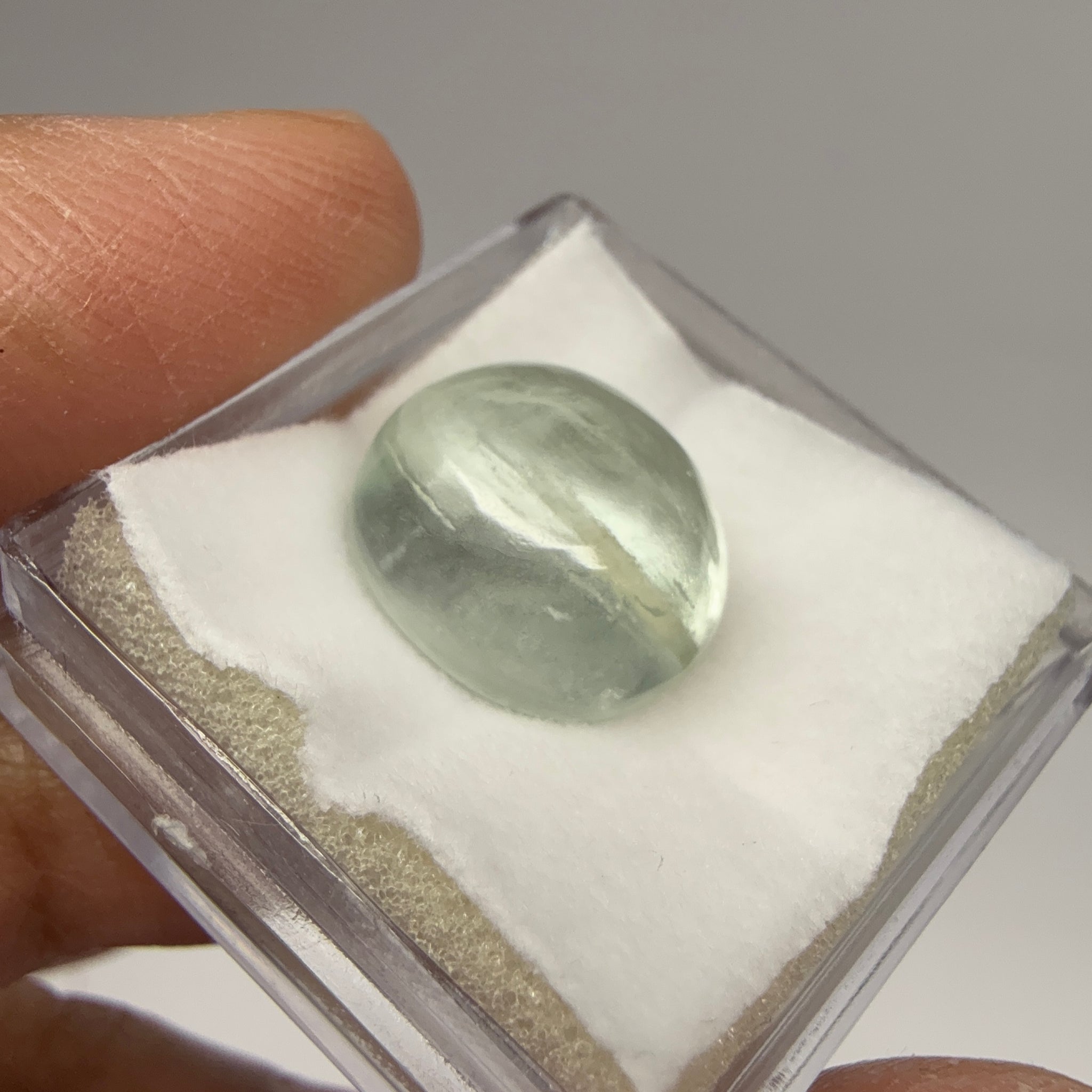 Aquamarine Cabochon, 10.40ct, Zambia, Unheated Untreated