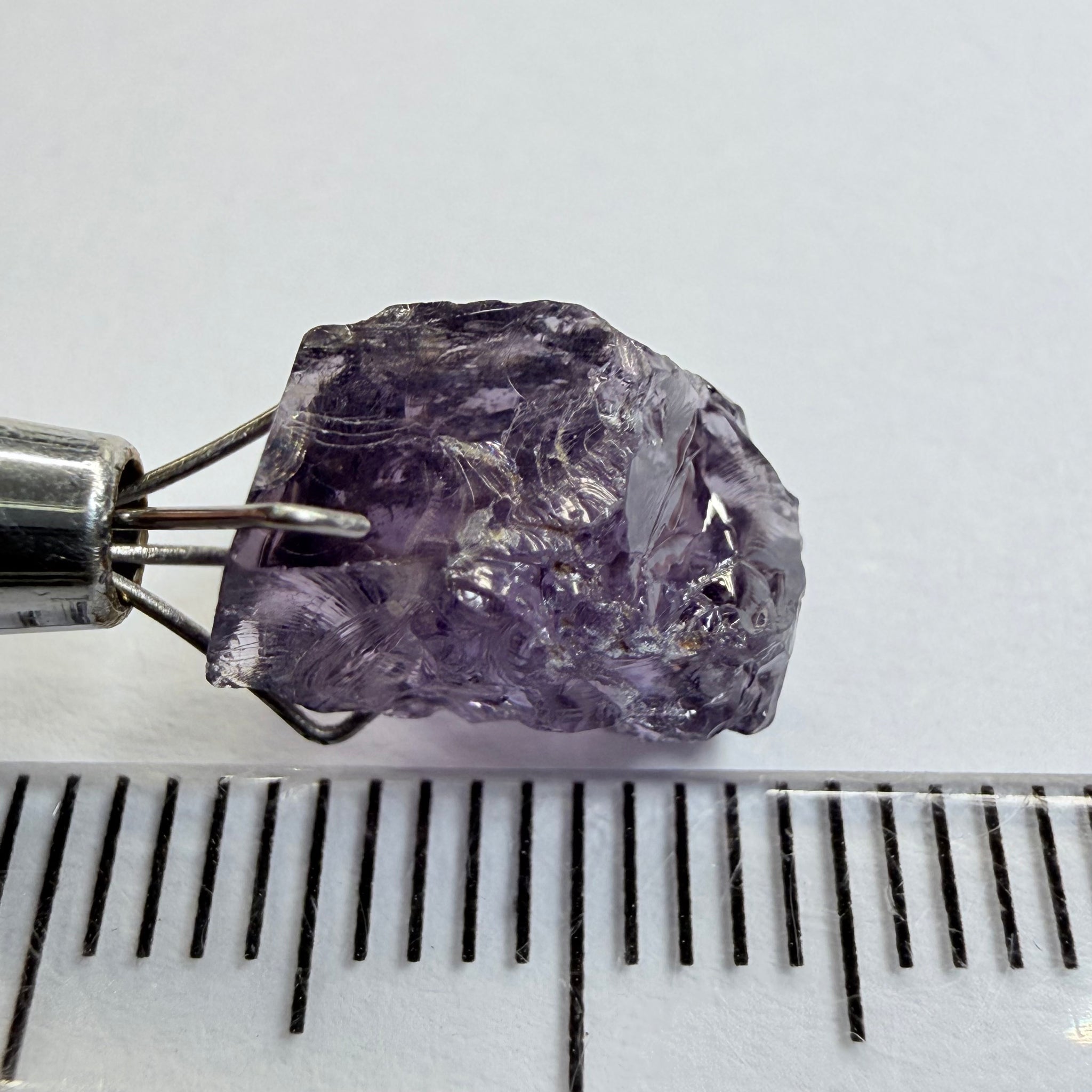 Cobalt Spinel, 5.00ct, Mahenge, Tanzania, Untreated Unheated, slightly included, purple violet modifier in the blue caused by higher iron in the stone