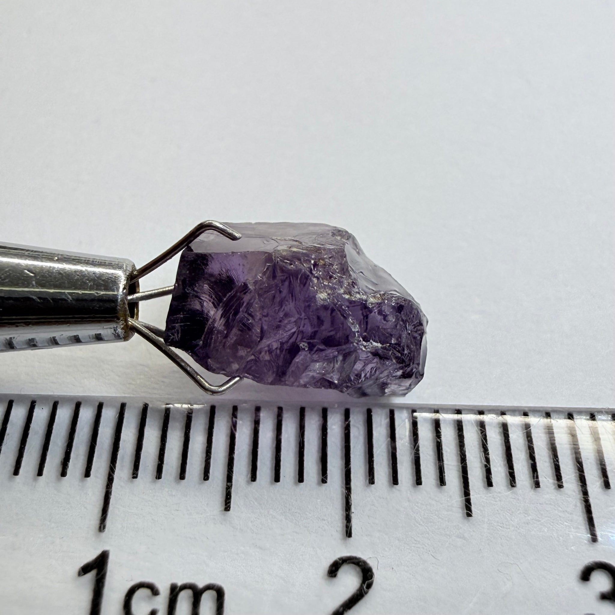 Cobalt Spinel, 5.00ct, Mahenge, Tanzania, Untreated Unheated, slightly included, purple violet modifier in the blue caused by higher iron in the stone