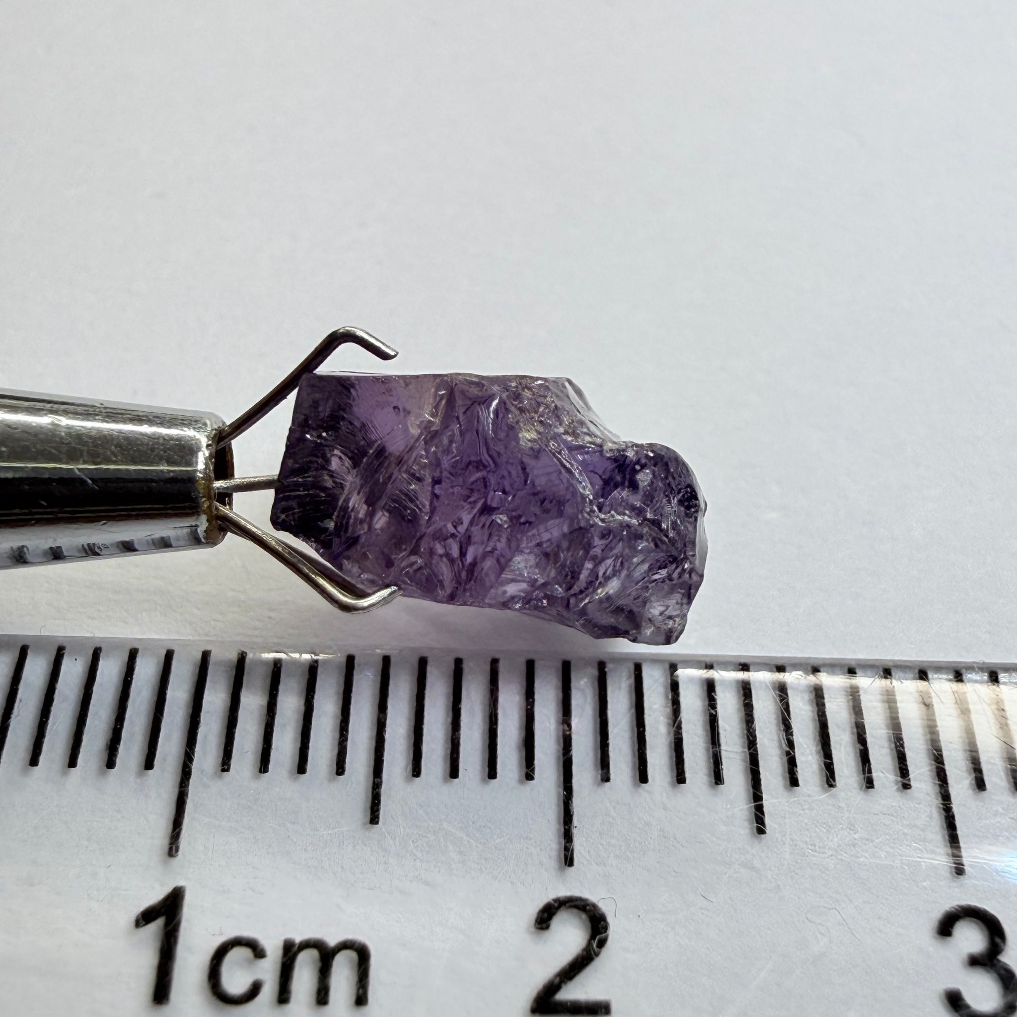 Cobalt Spinel, 5.00ct, Mahenge, Tanzania, Untreated Unheated, slightly included, purple violet modifier in the blue caused by higher iron in the stone