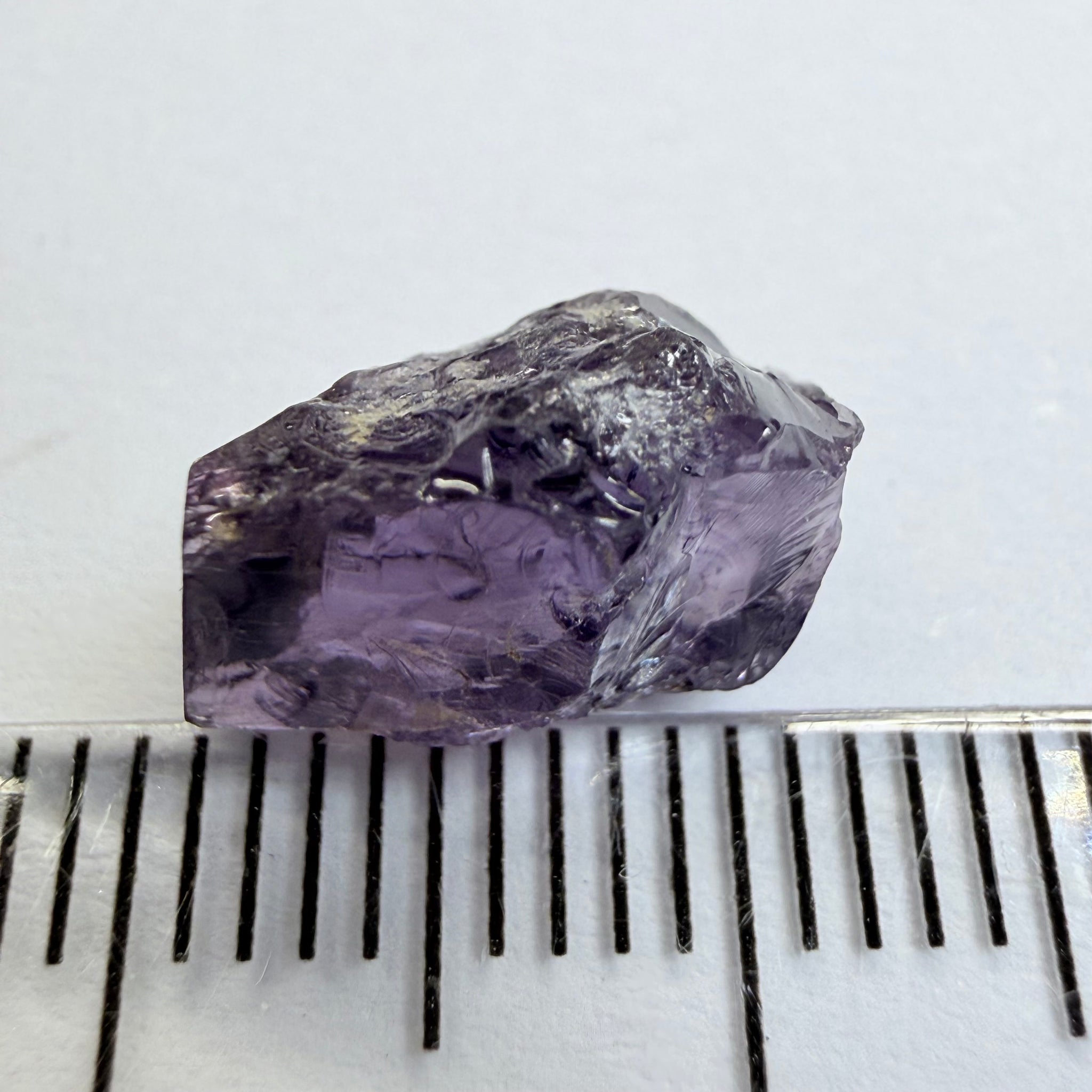 Cobalt Spinel, 5.00ct, Mahenge, Tanzania, Untreated Unheated, slightly included, purple violet modifier in the blue caused by higher iron in the stone