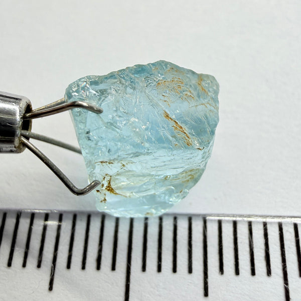 Aquamarine, 4.41ct, Loliondo, Tanzania, Untreated Unheated, vvs-if