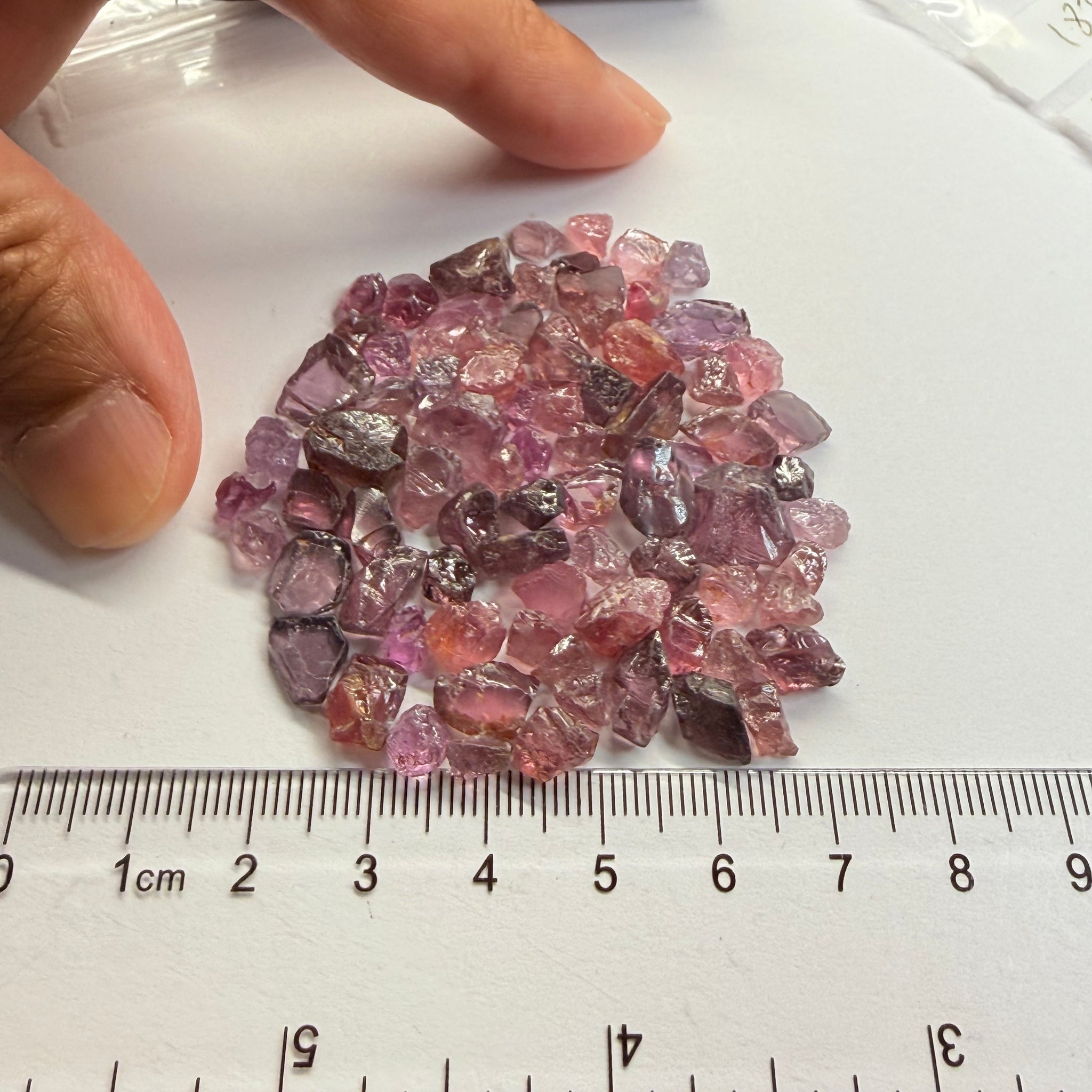 Mahenge Spinel Lot, 123.05ct, Mahenge, Tanzania, Untreated Unheated, mixed grades and mixed sizes, small stones