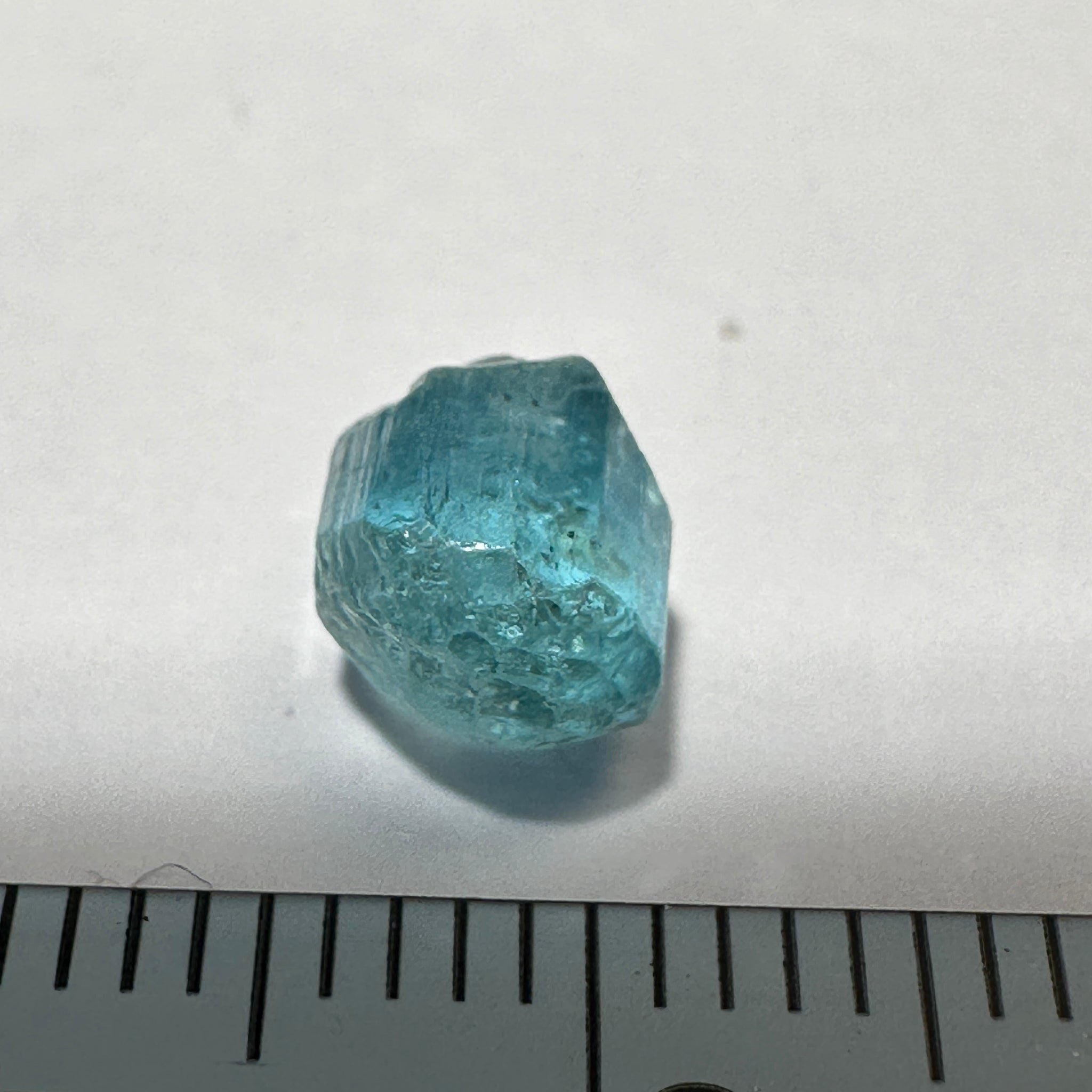 Blue Apatite Crystal, 2.04ct, Merelani, Tanzania, Untreated Unheated