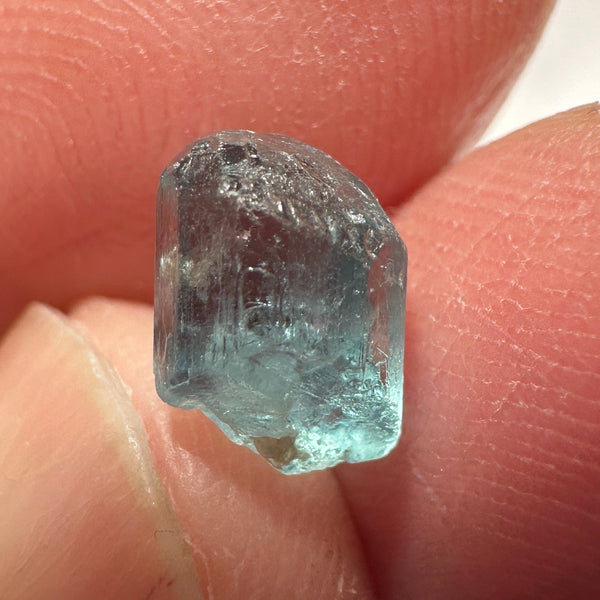 Blue Apatite Crystal, 2.04ct, Merelani, Tanzania, Untreated Unheated