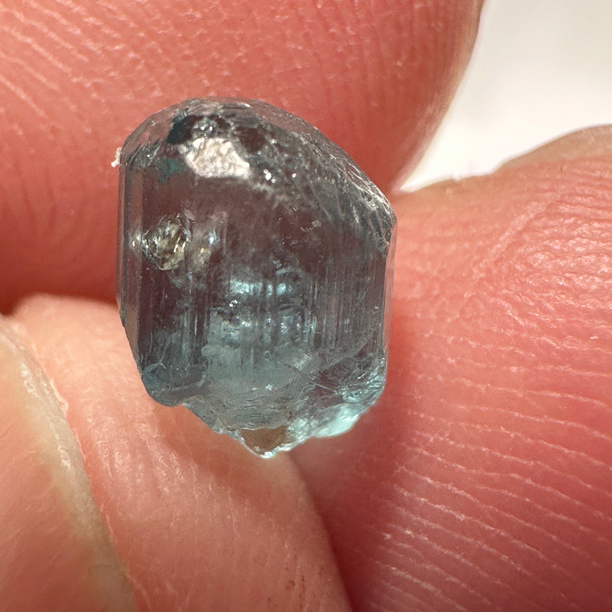 Blue Apatite Crystal, 2.04ct, Merelani, Tanzania, Untreated Unheated