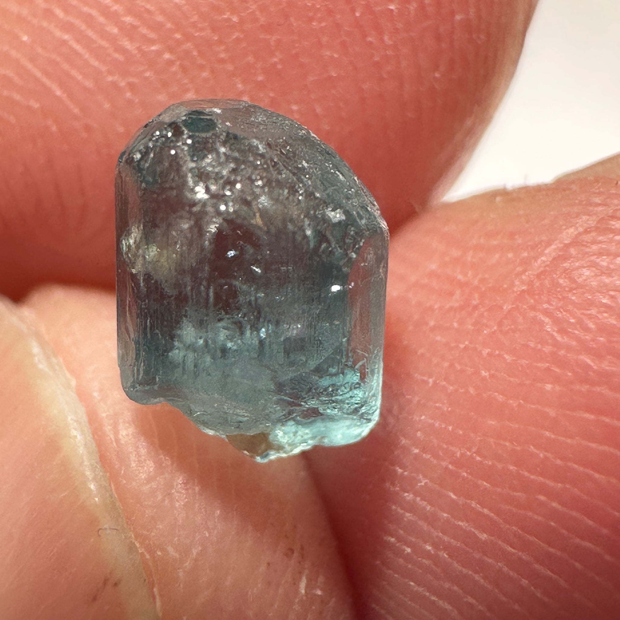 Blue Apatite Crystal, 2.04ct, Merelani, Tanzania, Untreated Unheated