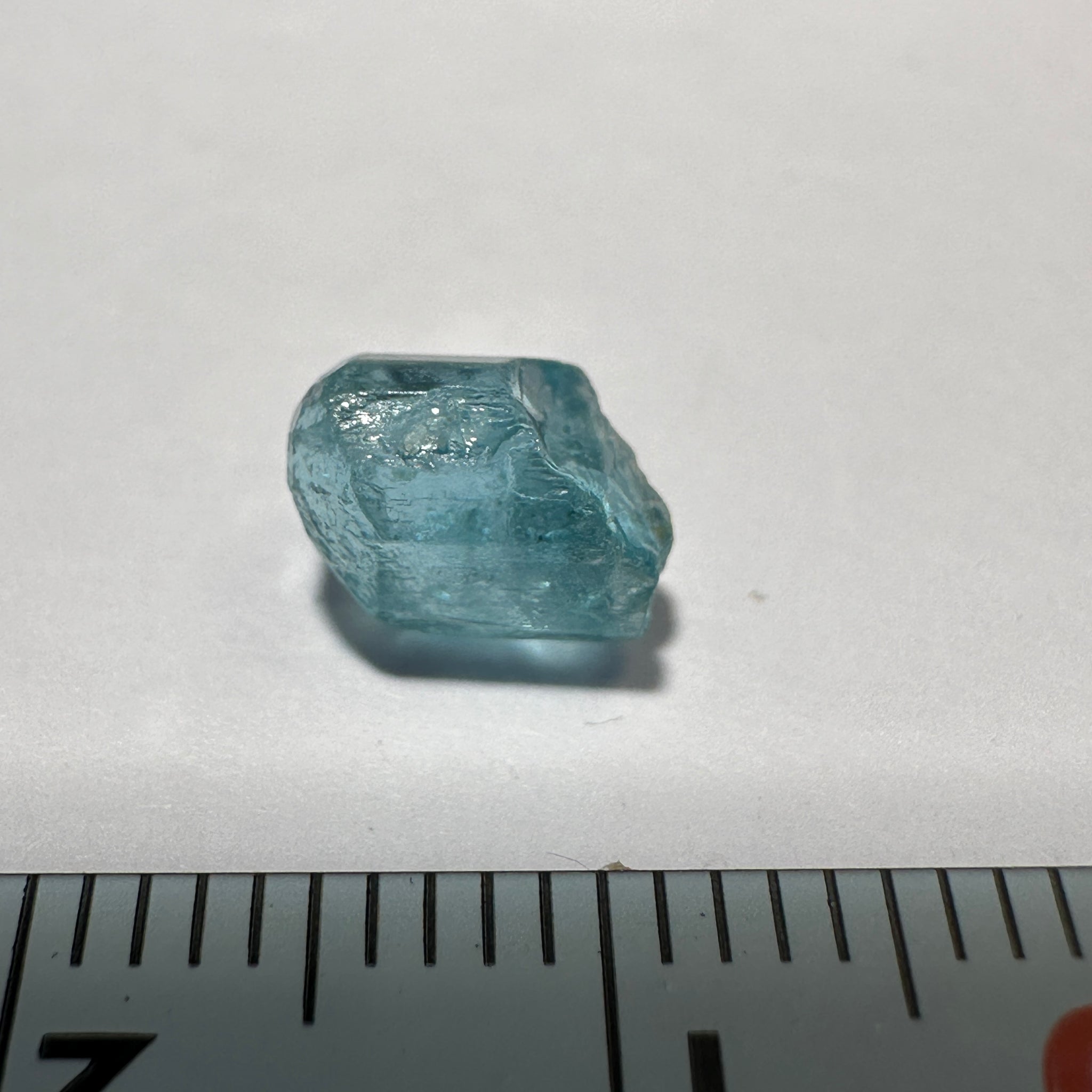 Blue Apatite Crystal, 2.04ct, Merelani, Tanzania, Untreated Unheated