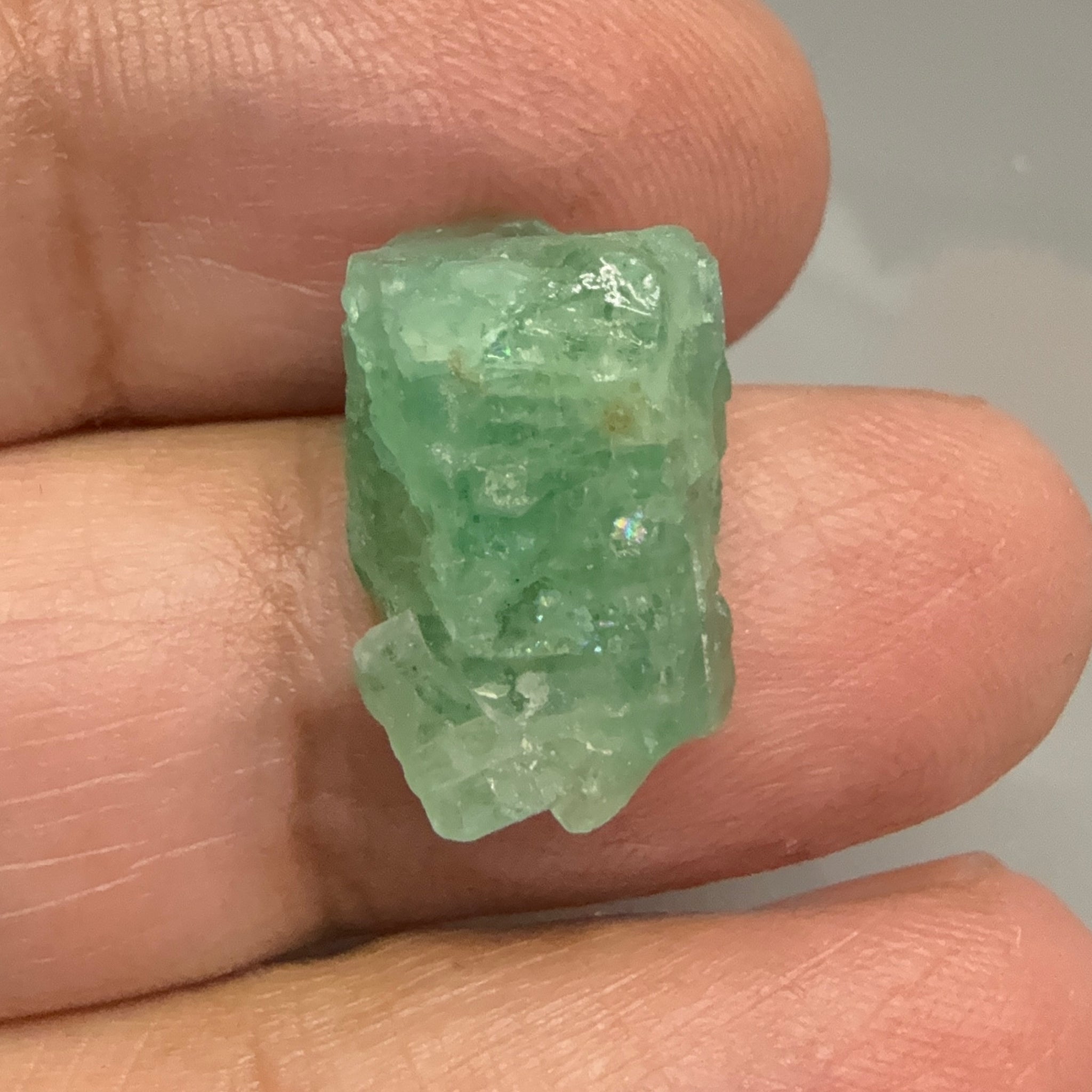 Emerald Crystal, 12.37ct, Tanzania, Untreated Unheated, specimen grade