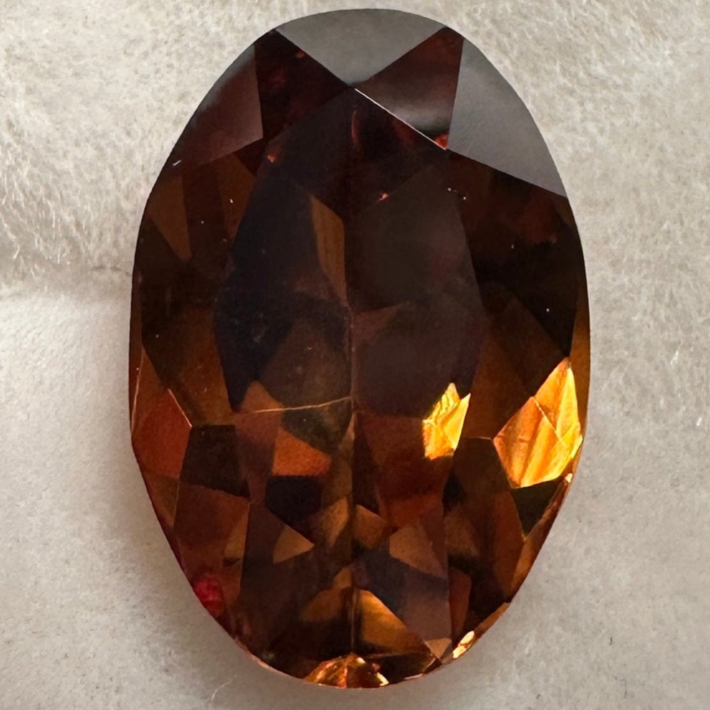 Tanzanian Zircon, 2.49ct, Untreated Unheated