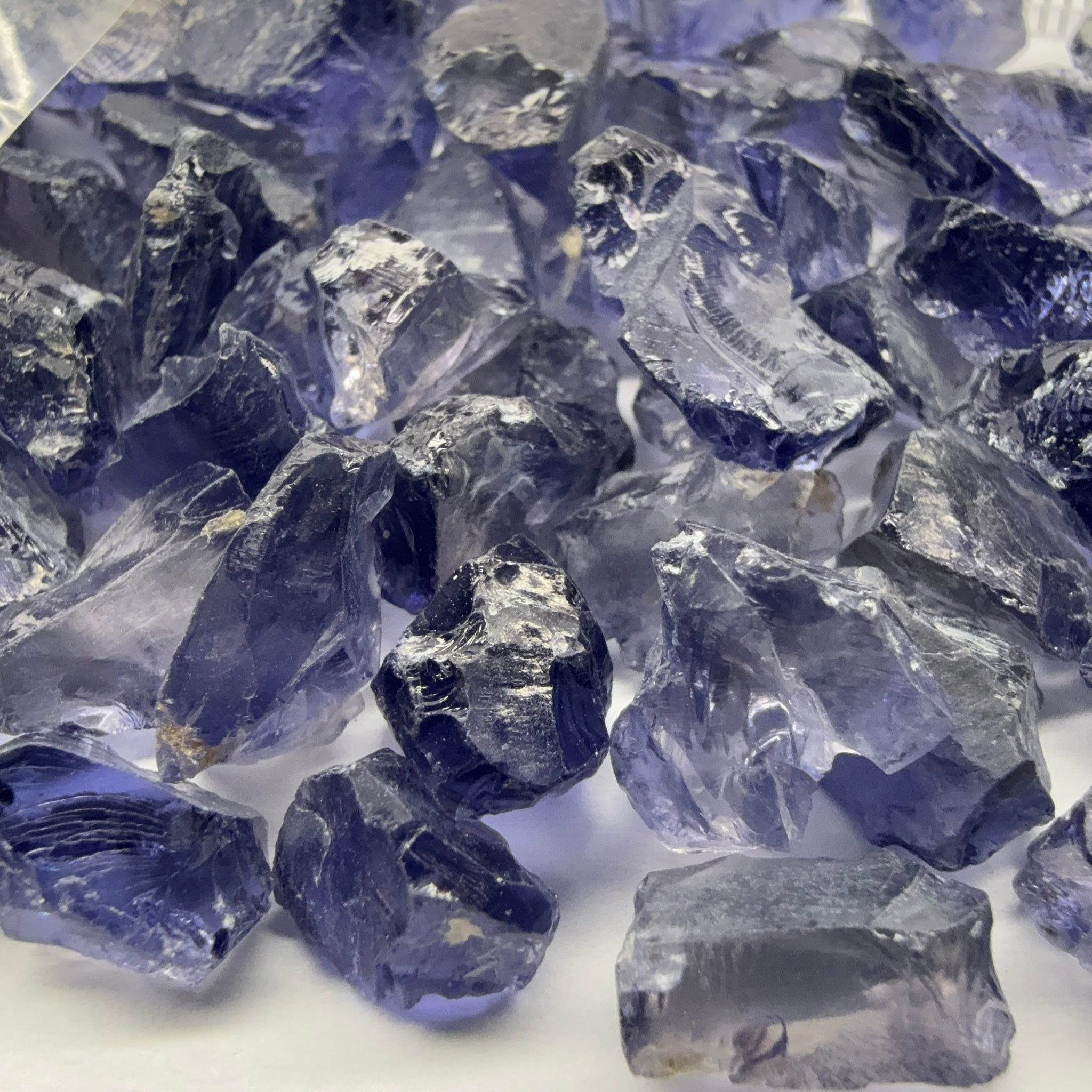 Iolite from Babati, Tanzania, Untreated Unheated, FACETING ROUGH, EYE CLEAN SINGLES- price is per stone on a bind pour basis, av size is 2.6ct