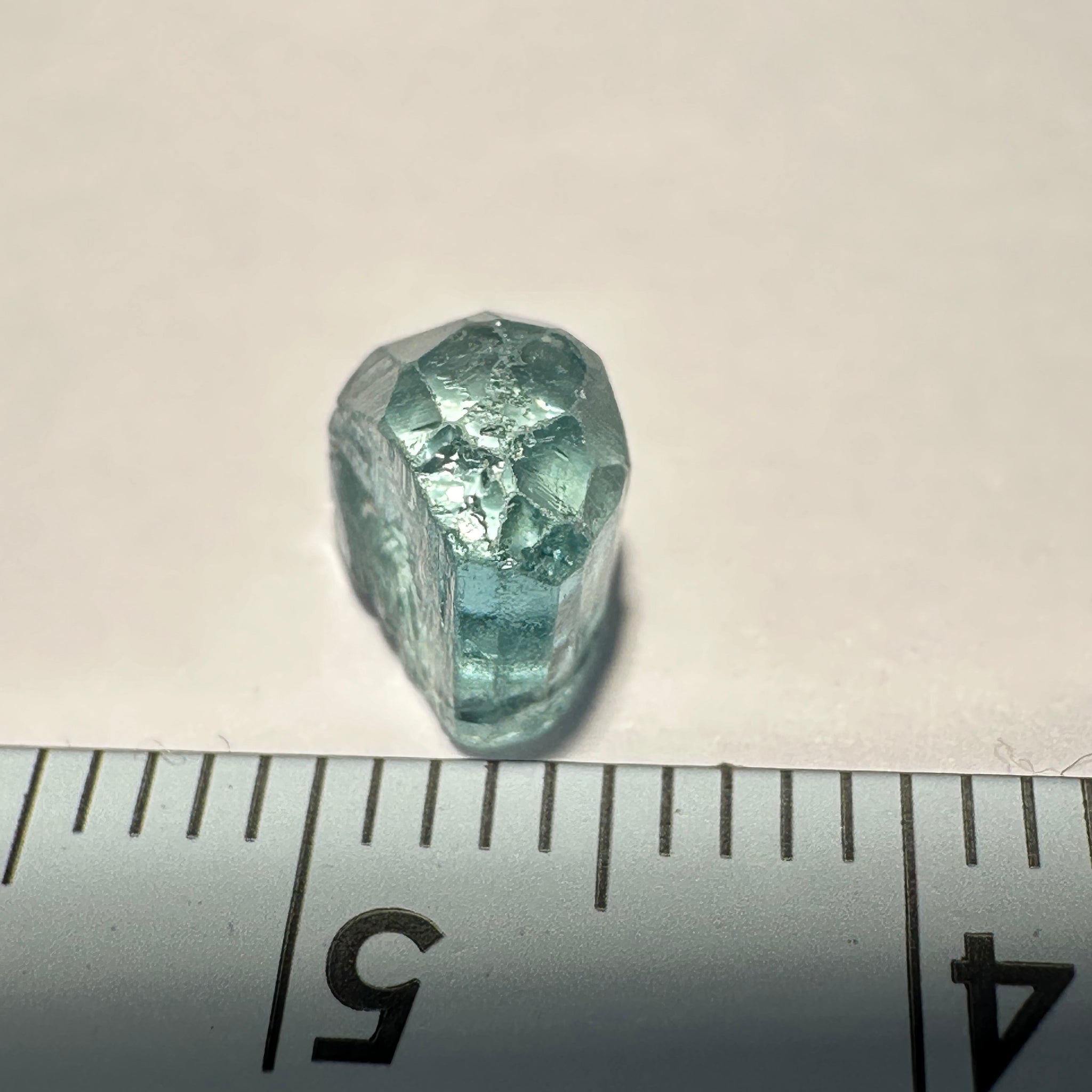 Blue Apatite Crystal, 2.03ct, Merelani, Tanzania, Untreated Unheated