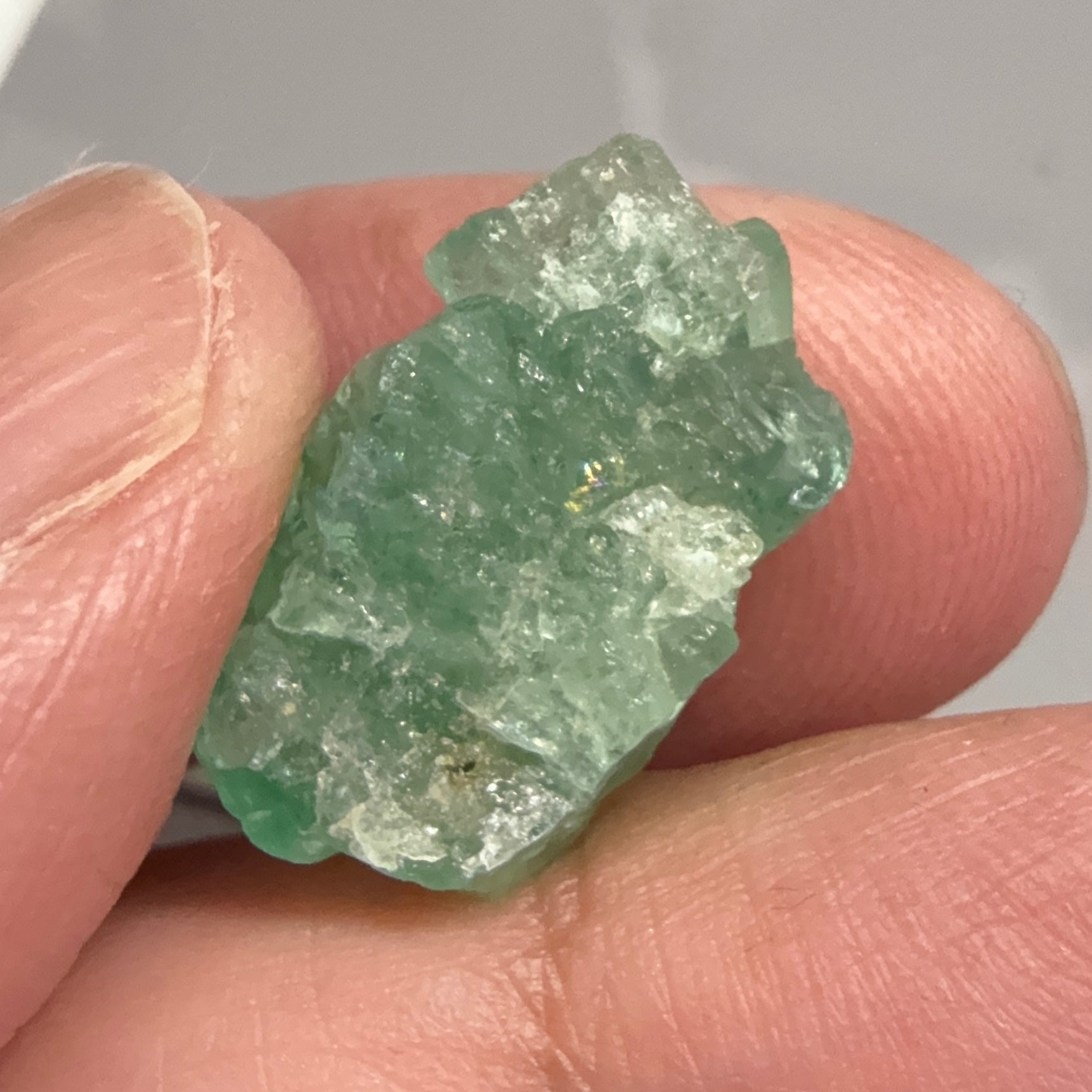Emerald Crystal, 12.37ct, Tanzania, Untreated Unheated, specimen grade