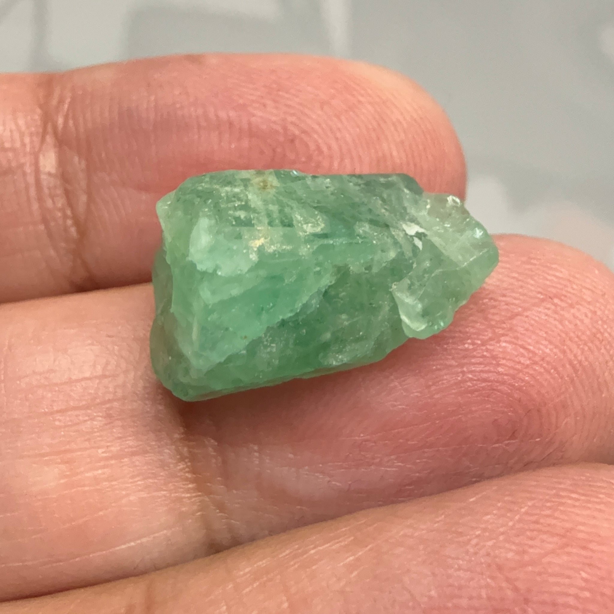 Emerald Crystal, 12.37ct, Tanzania, Untreated Unheated, specimen grade