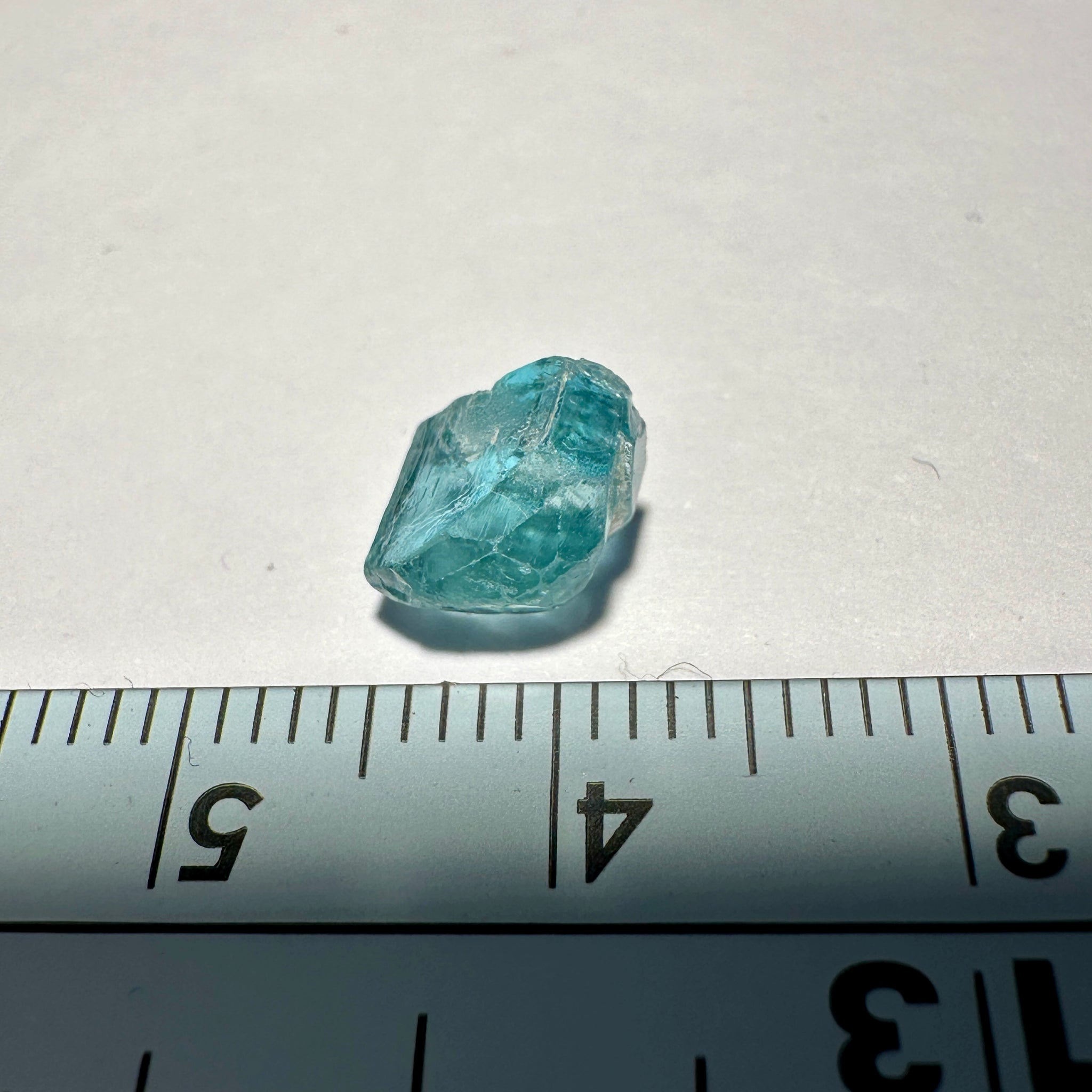 Blue Apatite Crystal, 2.03ct, Merelani, Tanzania, Untreated Unheated