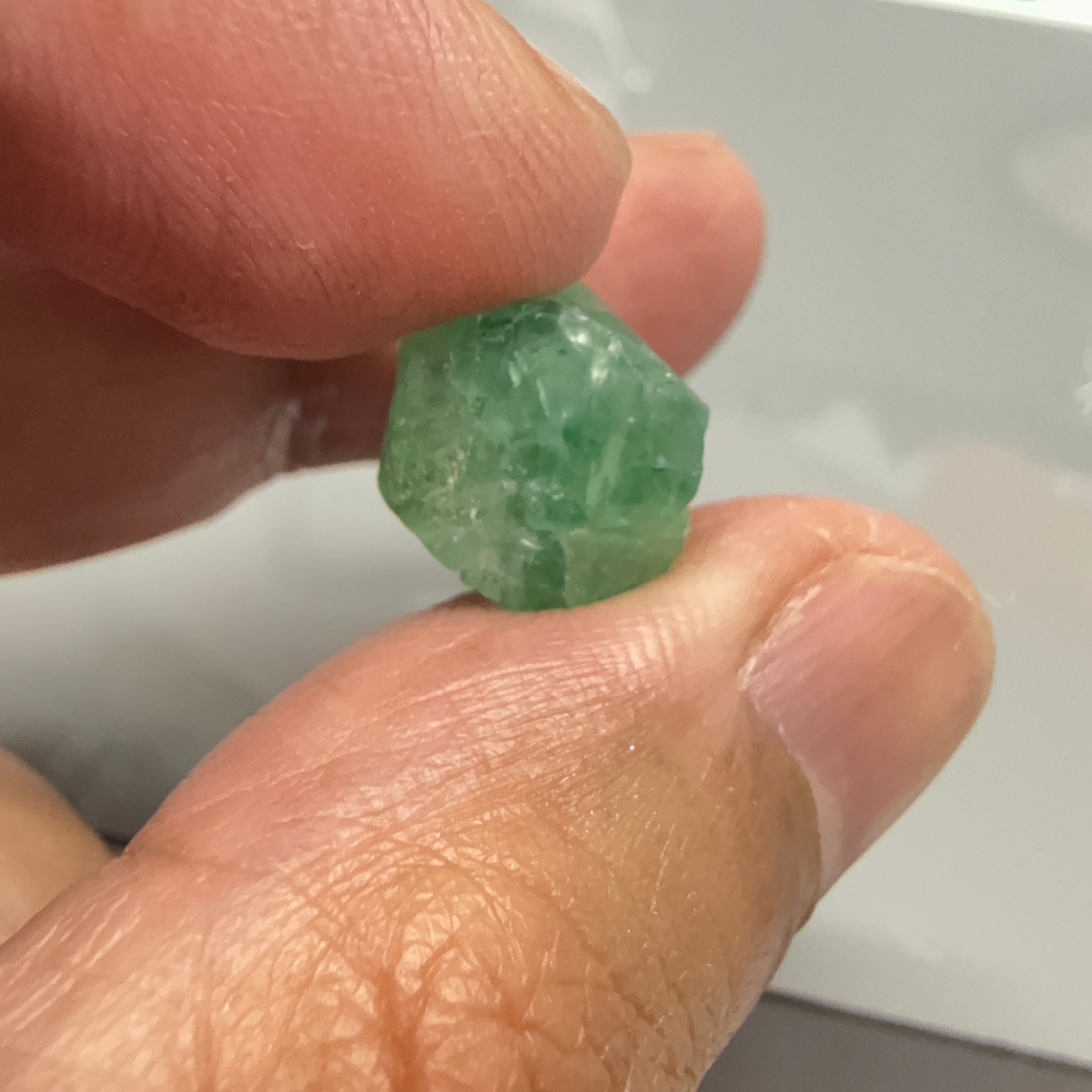 Emerald Crystal, 12.37ct, Tanzania, Untreated Unheated, specimen grade