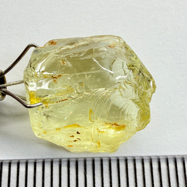 Heliodor, 10.17ct, Loliondo, Tanzania, Untreated Unheated, vvs-if flattish shape,