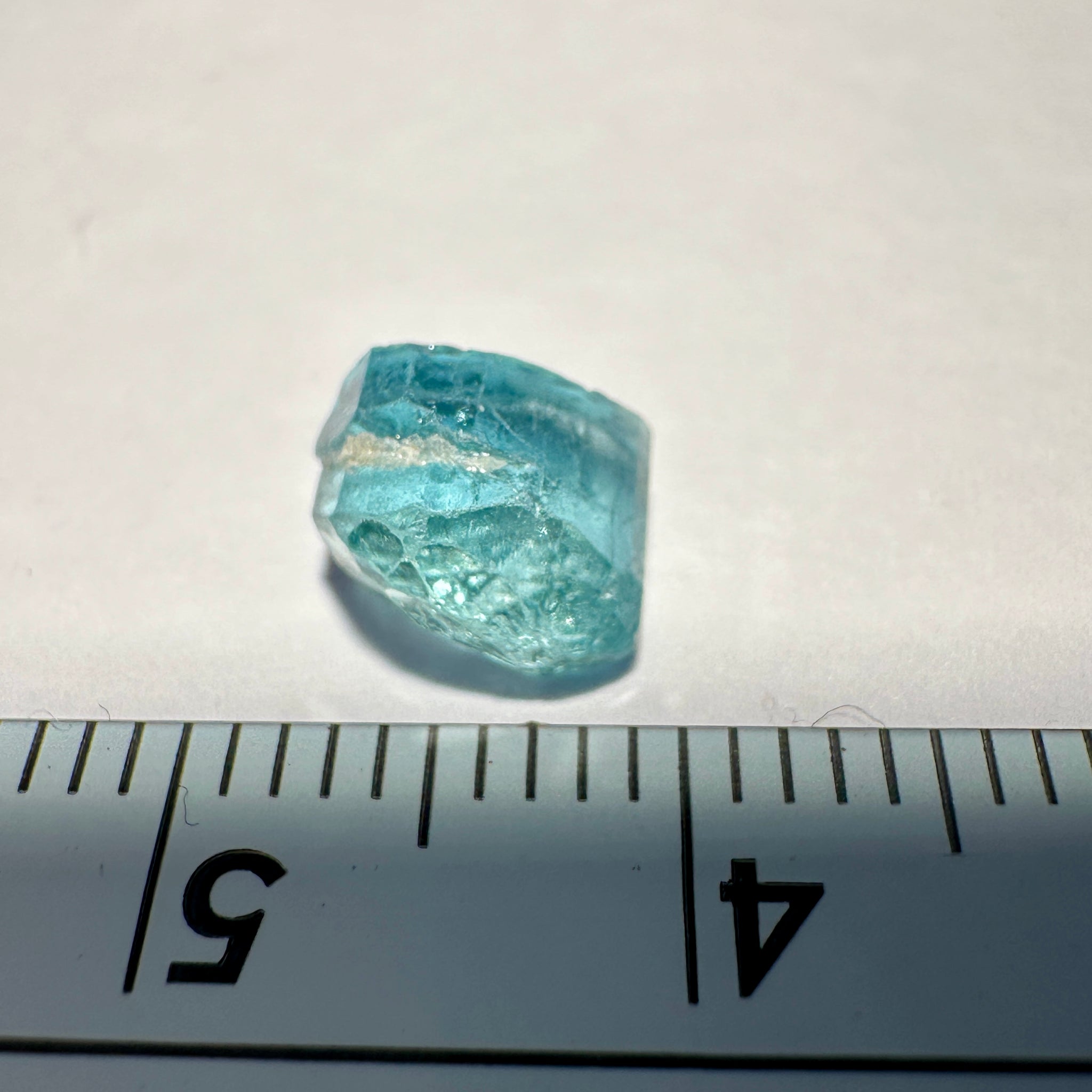 Blue Apatite Crystal, 2.03ct, Merelani, Tanzania, Untreated Unheated