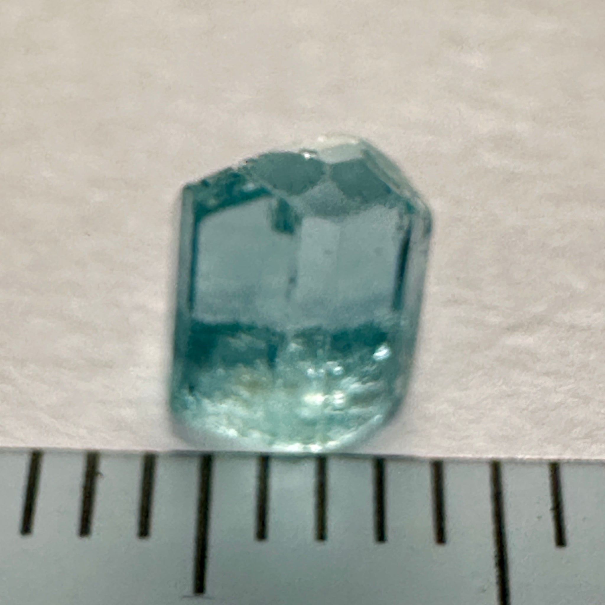Blue Apatite Crystal, 0.99ct, Merelani, Tanzania, Untreated Unheated