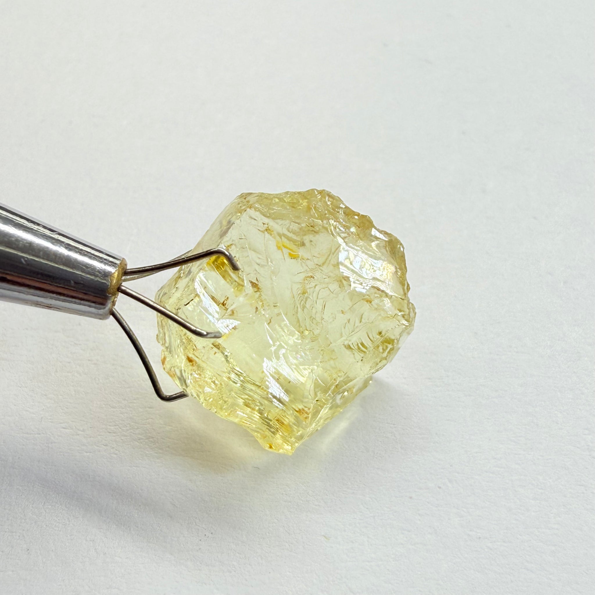 Heliodor, 10.17ct, Loliondo, Tanzania, Untreated Unheated, vvs-if flattish shape,