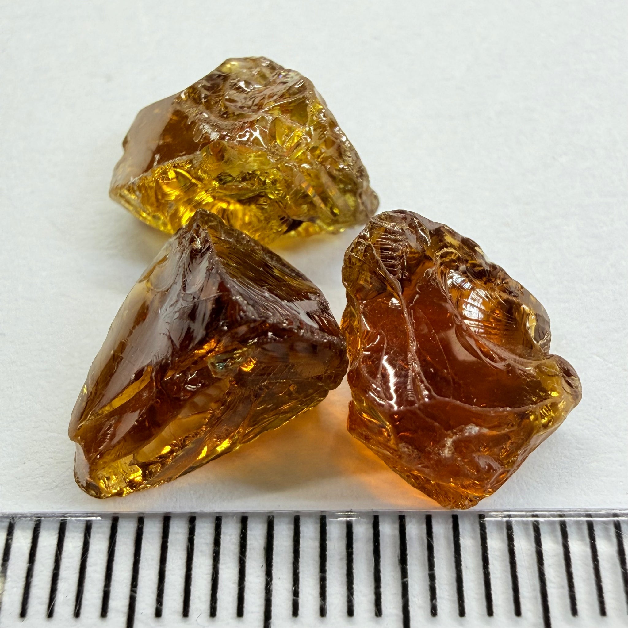 Tourmaline lot, 12.48ct, Morogoro, Tanzania, Untreated Unheated, 3.81ct - 4.47ct, vvs-if