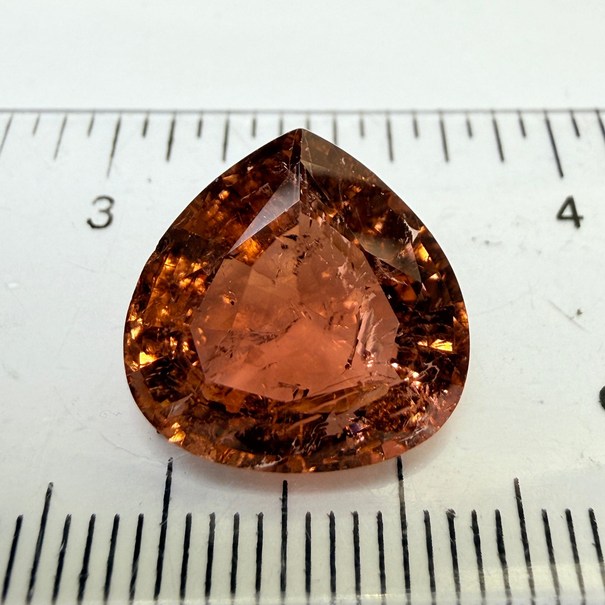 Tourmaline, 8.71ct, Congo, Unheated Untreated, native cut