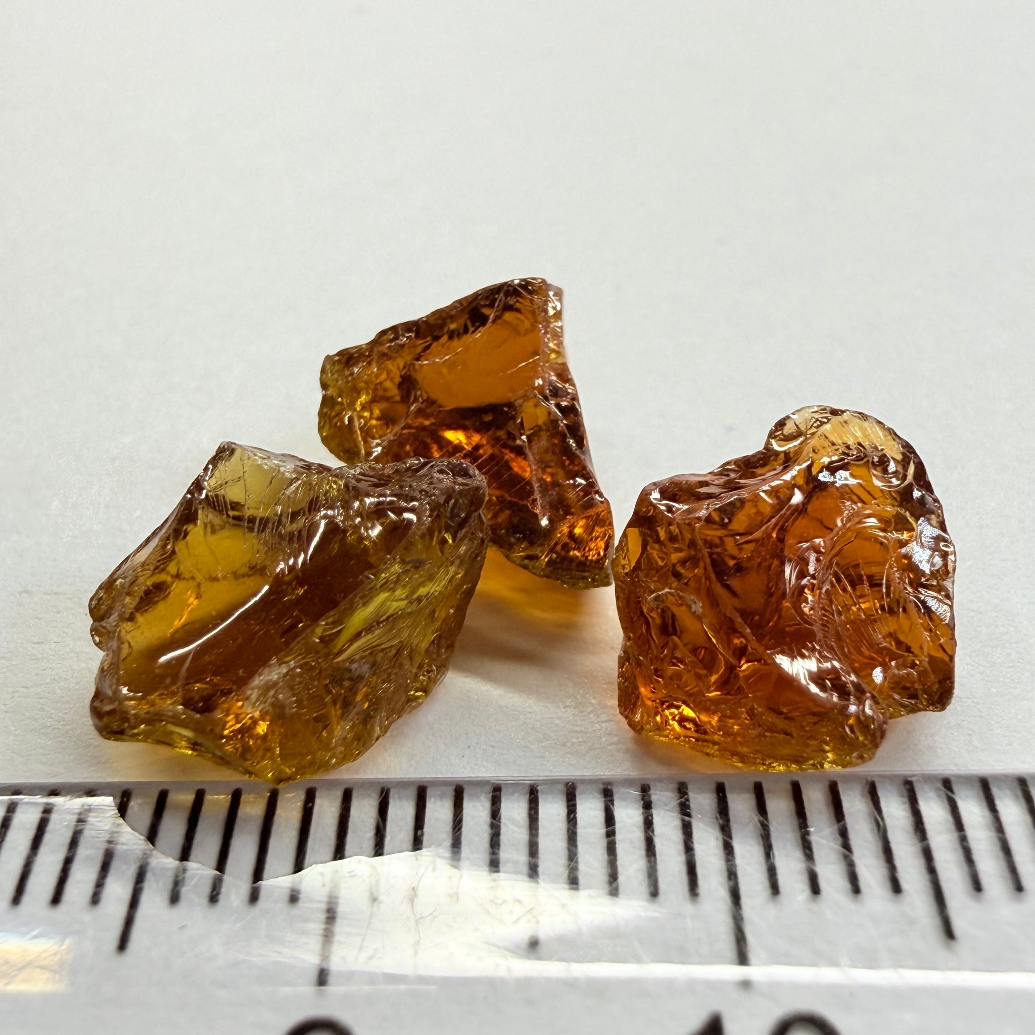Tourmaline lot, 12.48ct, Morogoro, Tanzania, Untreated Unheated, 3.81ct - 4.47ct, vvs-if