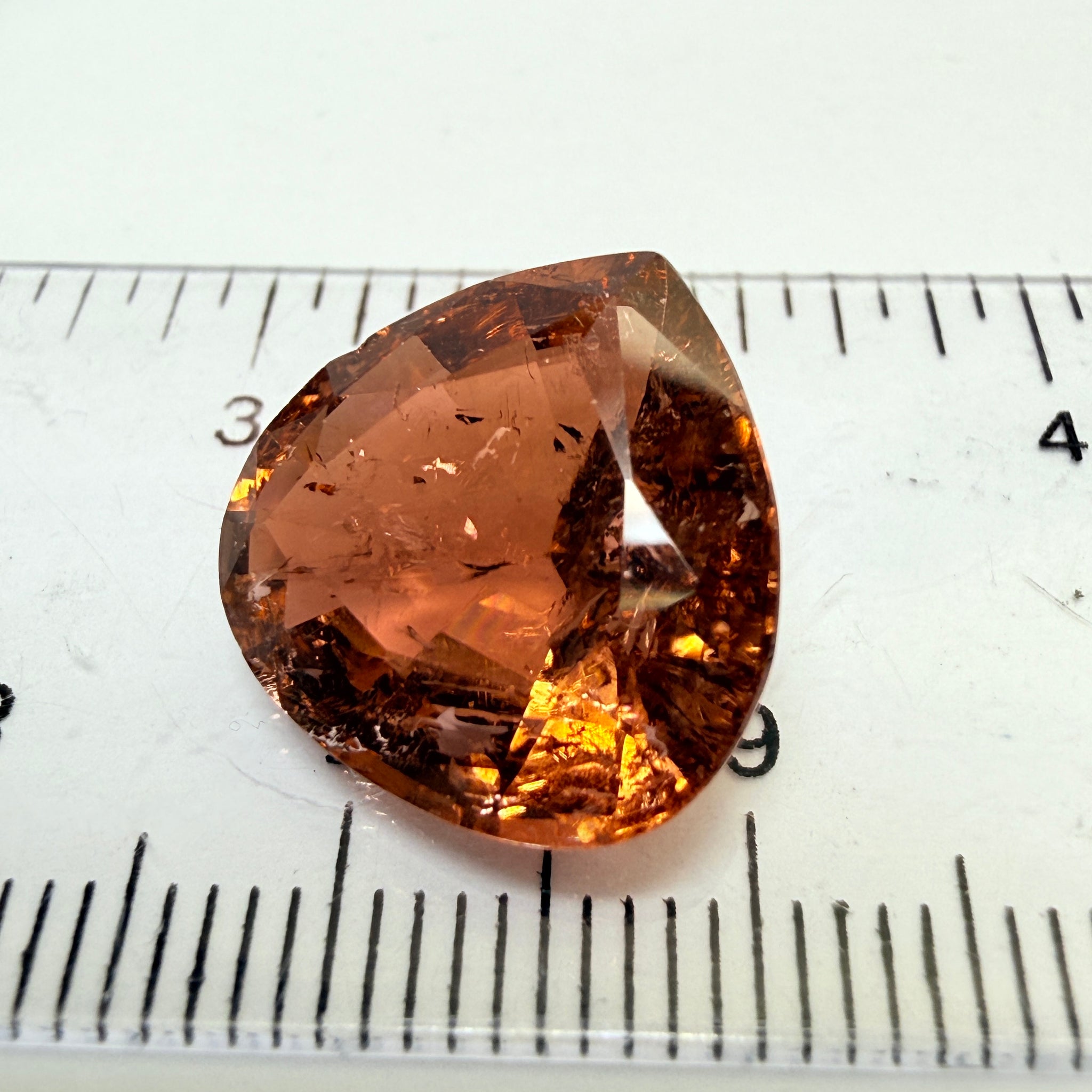 Tourmaline, 8.71ct, Congo, Unheated Untreated, native cut